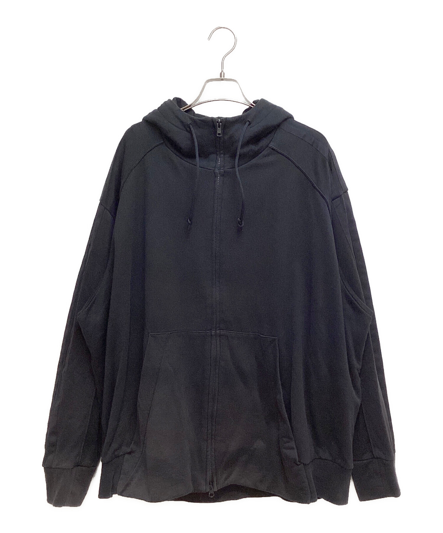 Y-3 (ワイスリー) Back design double zip hoodie（バックデザインWジップパーカー） ブラック サイズ:L