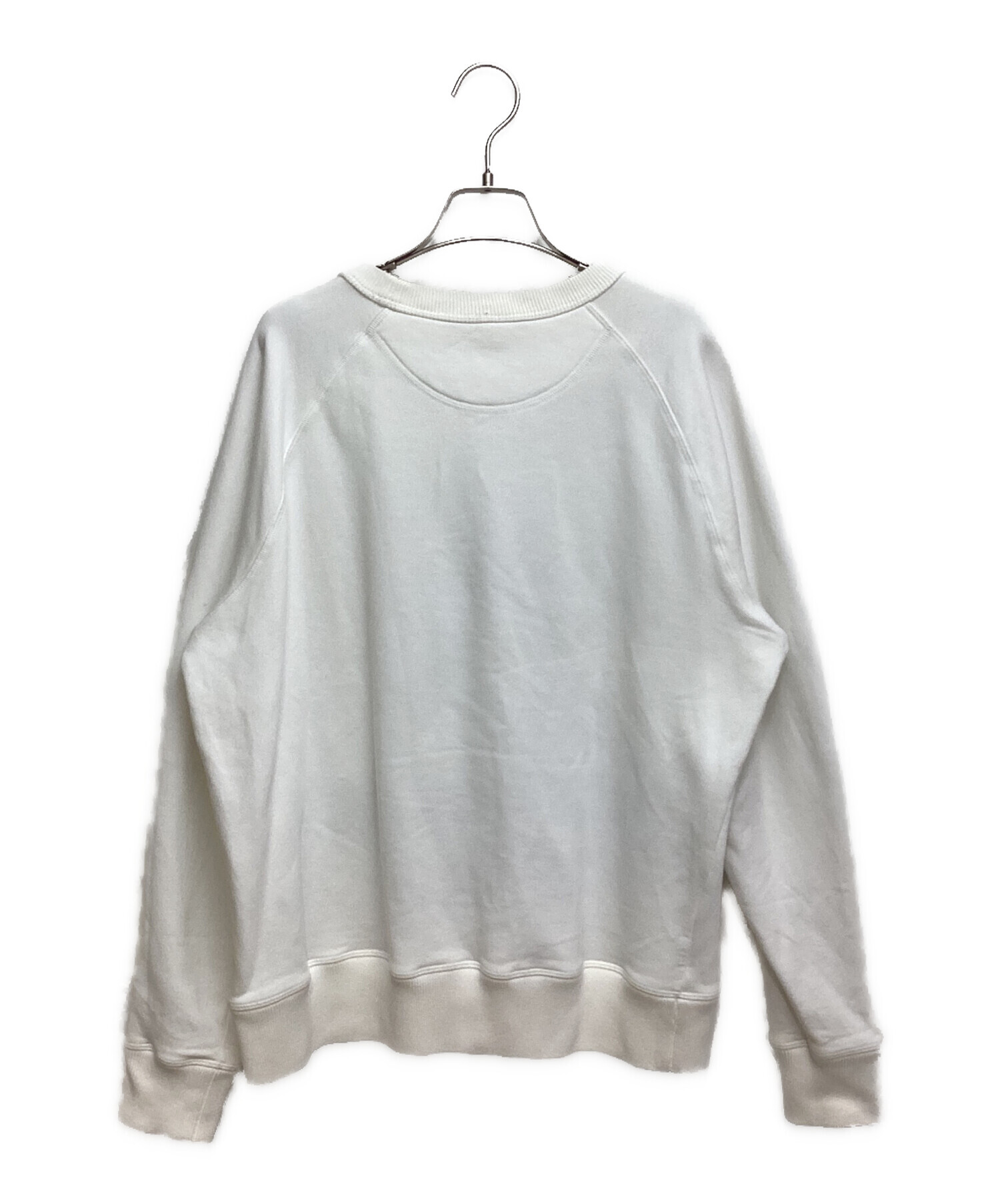 LOUIS VUITTON (ルイ ヴィトン) Vivienne embroidered crew neck  sweat（ヴィヴィエンヌ刺繍クルーネックスウェット） ホワイト サイズ:L