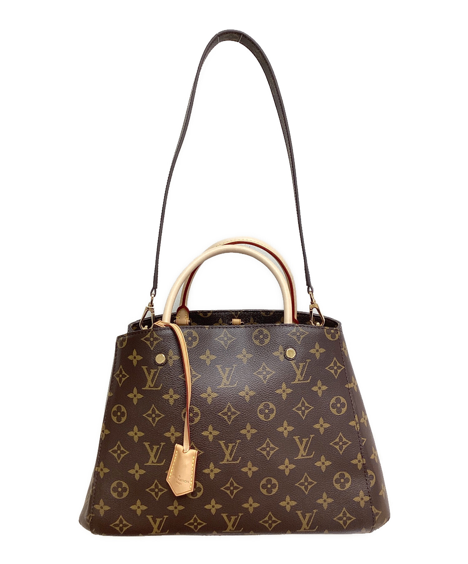 中古・古着通販】LOUIS VUITTON (ルイ ヴィトン) モンテーニュBB/2WAYバッグ ブラウン サイズ:-｜ブランド・古着通販  トレファク公式【TREFAC FASHION】スマホサイト