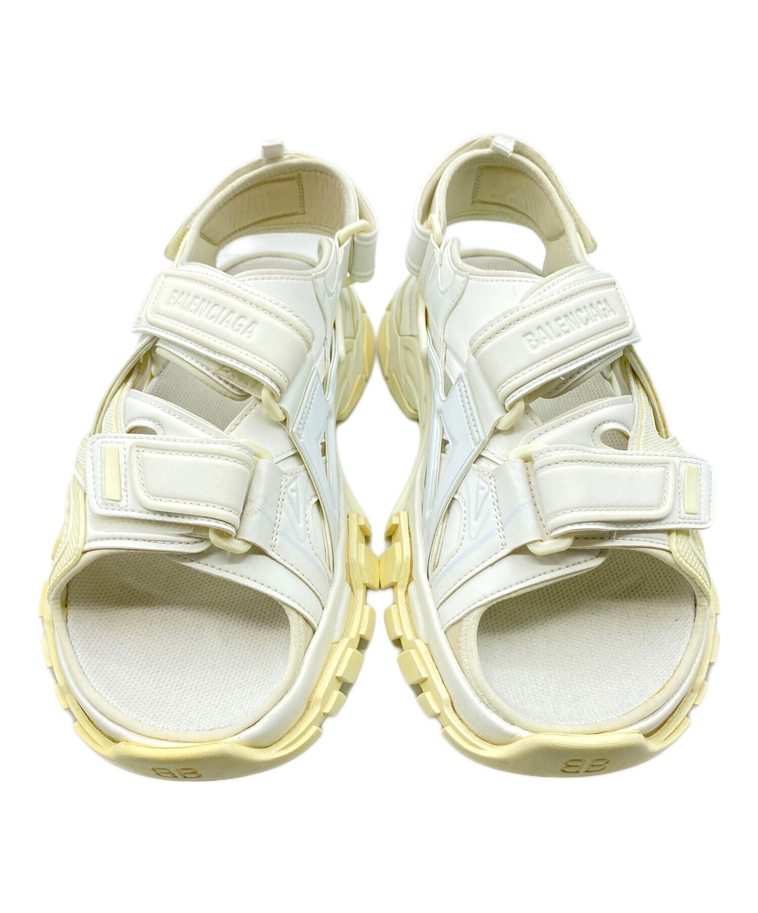 中古・古着通販】BALENCIAGA (バレンシアガ) TRACK SANDAL ホワイト サイズ:42｜ブランド・古着通販  トレファク公式【TREFAC FASHION】スマホサイト