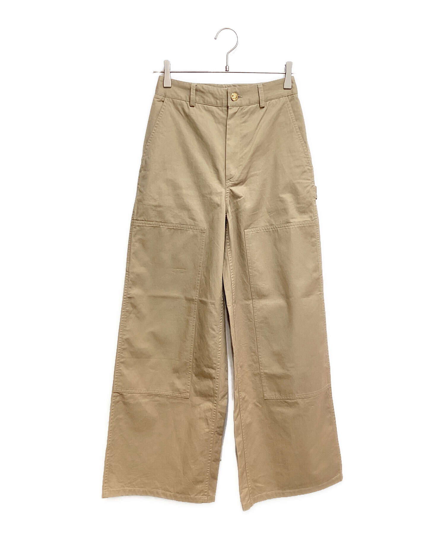 中古・古着通販】CELINE (セリーヌ) Cotton gabardine work pants(コットンギャバジンワークパンツ) ベージュ  サイズ:34｜ブランド・古着通販 トレファク公式【TREFAC FASHION】スマホサイト