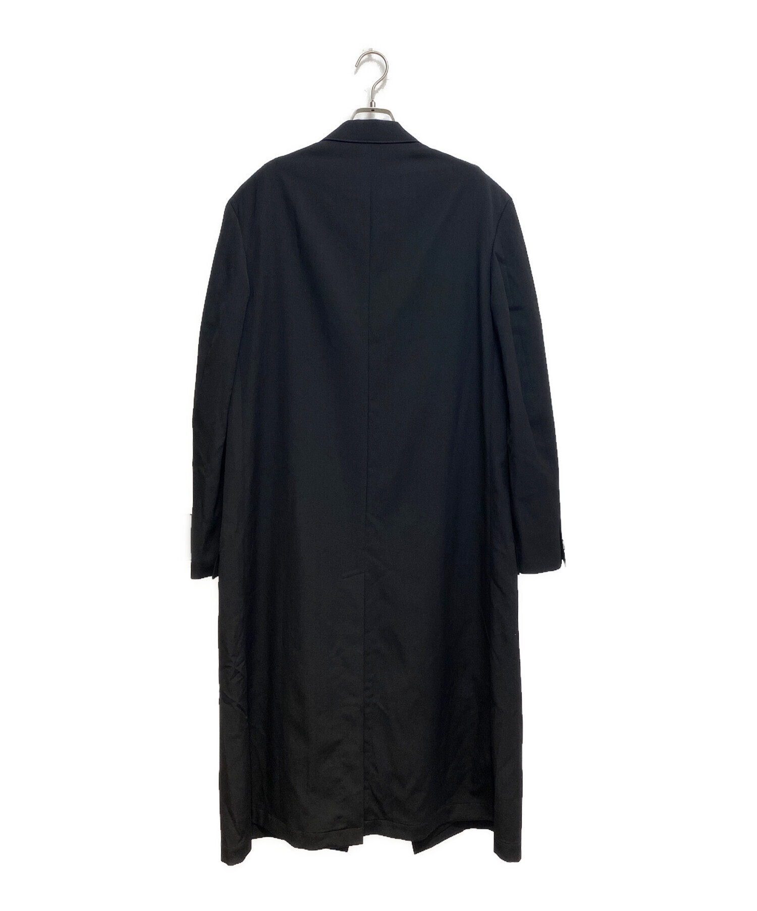 Yohji Yamamoto pour homme (ヨウジヤマモト プールオム) 23SS GABARDINE W-DOUBLE BODY  PEAKED JKA（ギャバジンダブルボディピークドジャケット） ブラック サイズ:2