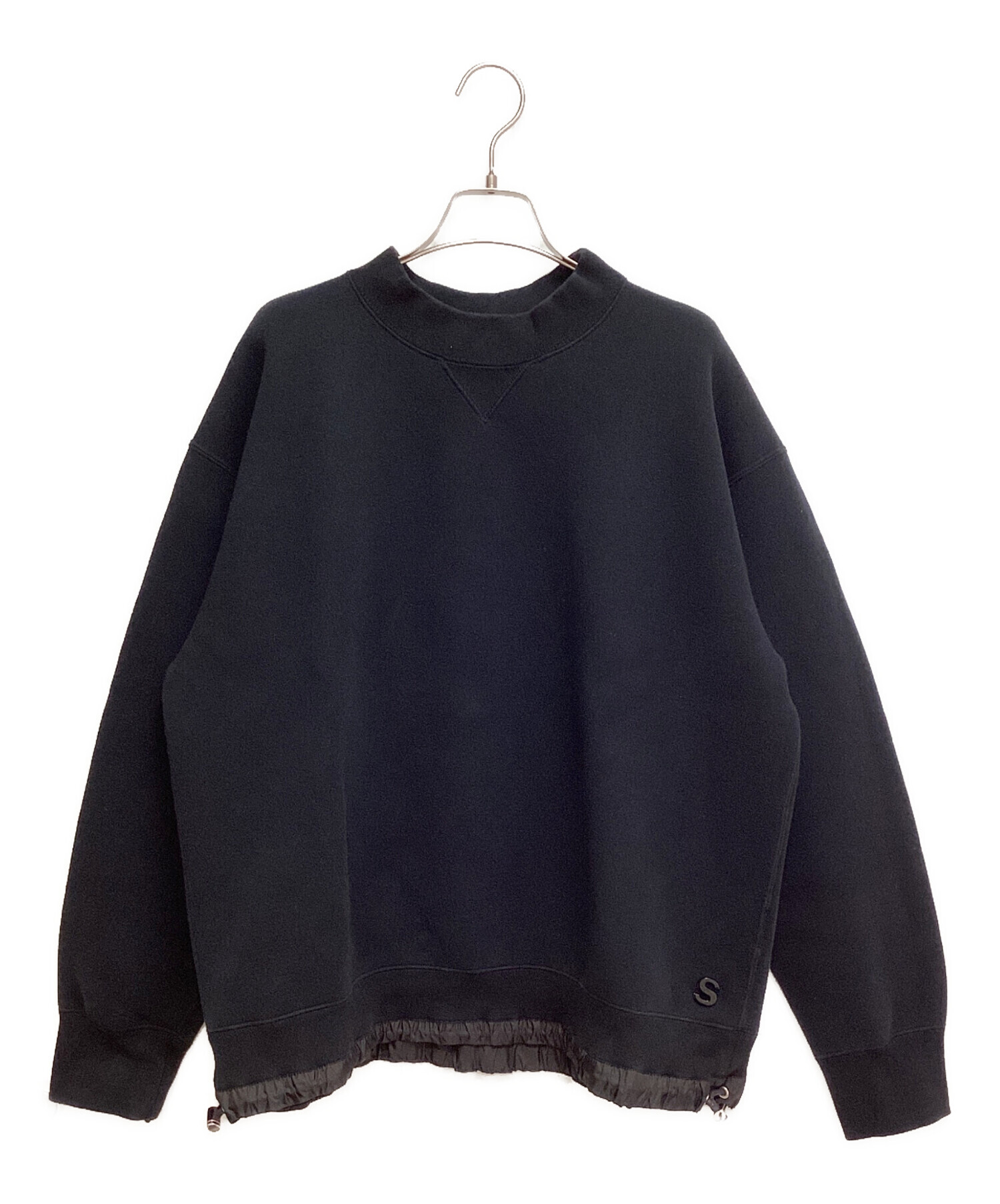 中古・古着通販】sacai (サカイ) 23AW Sponge Sweat Pullover（スポンジスウェットプルオーバー） ネイビー  サイズ:4｜ブランド・古着通販 トレファク公式【TREFAC FASHION】スマホサイト