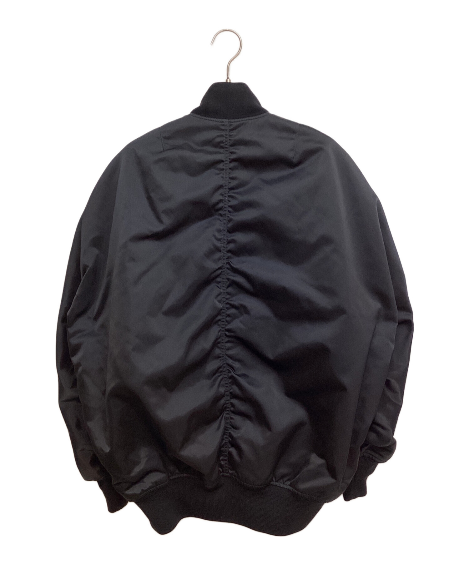 BALENCIAGA (バレンシアガ) 17SS Reversible Bomber Jacket（リバーシブルボンバージャケット） ブラック  サイズ:36