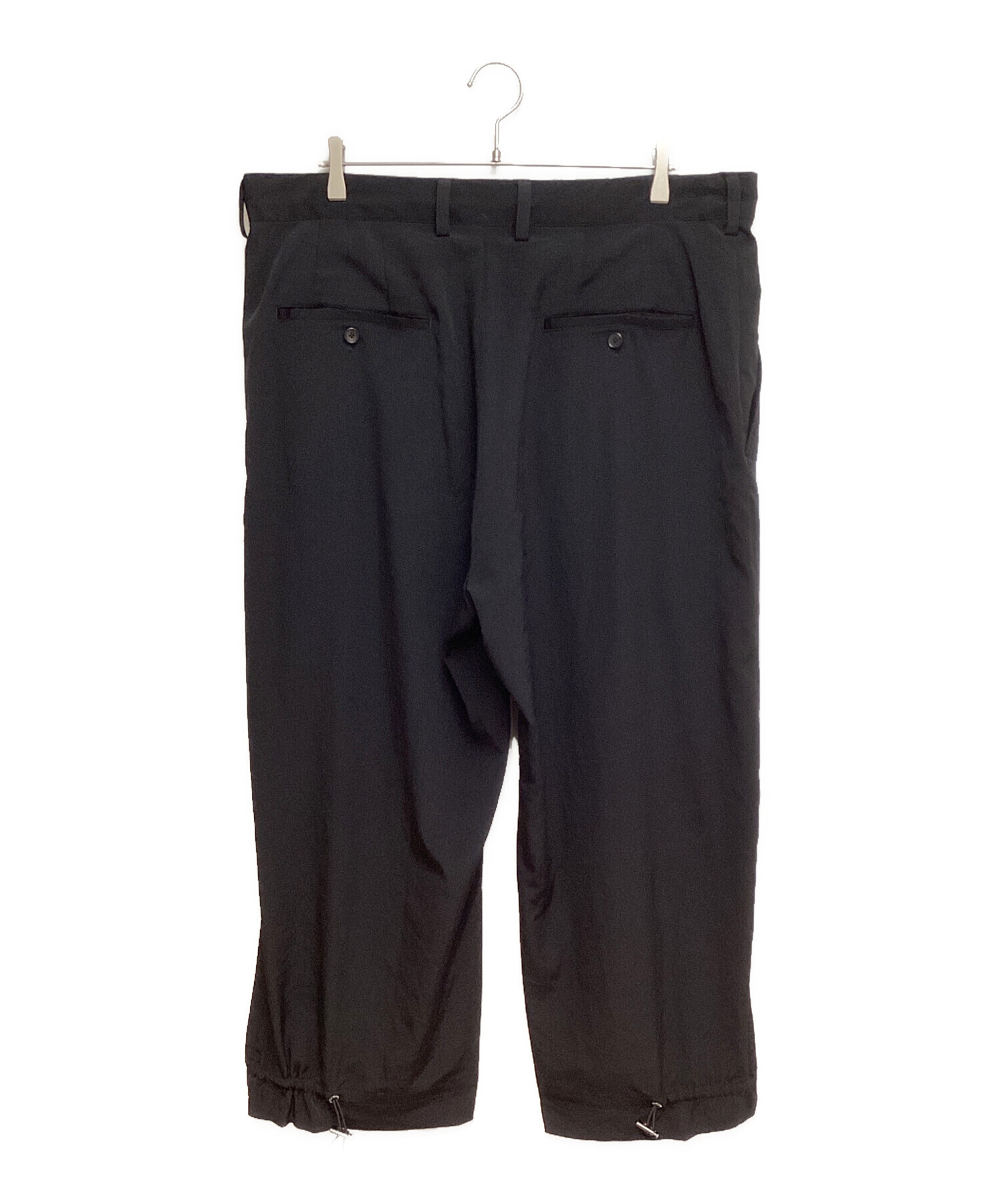 中古・古着通販】GROUND Y (グラウンドワイ) 24SS POLYESTER/TRIACETATE CREPE de CHINE BALLOON  PANTS (ポリエステル/トリアセテートクレープデシンバルーンパンツ) ブラック サイズ:3｜ブランド・古着通販 トレファク公式【TREFAC  FASHION】スマホサイト