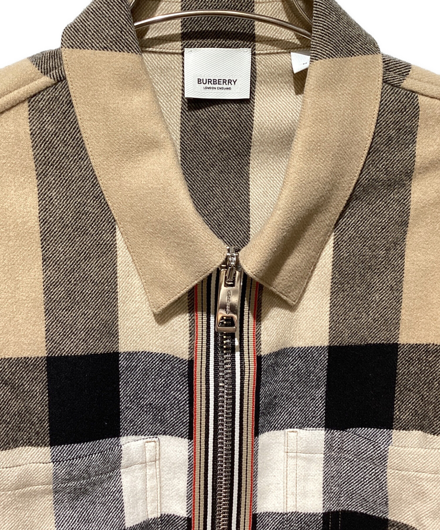 中古・古着通販】BURBERRY (バーバリー) Mova Check Jacket（ノバチェックジャケット） ブラウン サイズ:M｜ブランド・古着通販  トレファク公式【TREFAC FASHION】スマホサイト