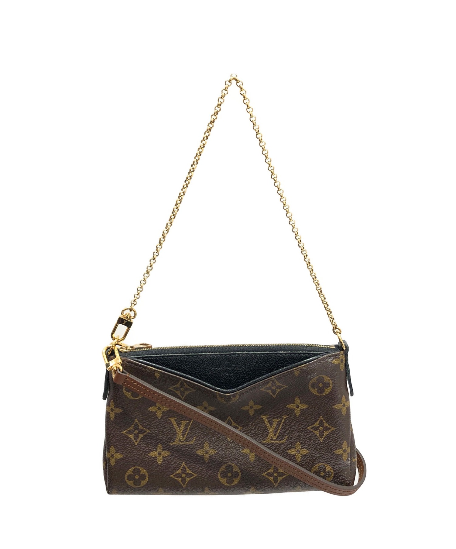 LOUIS VUITTON (ルイヴィトン) パラスクラッチ ブラウン×ブラック サイズ:- モノグラム M41639