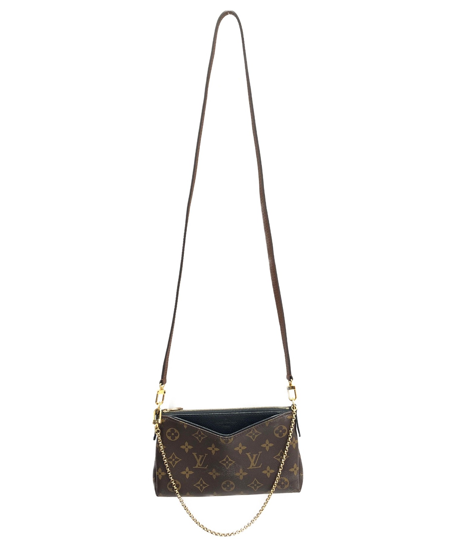 LOUIS VUITTON (ルイヴィトン) パラスクラッチ ブラウン×ブラック サイズ:- モノグラム M41639