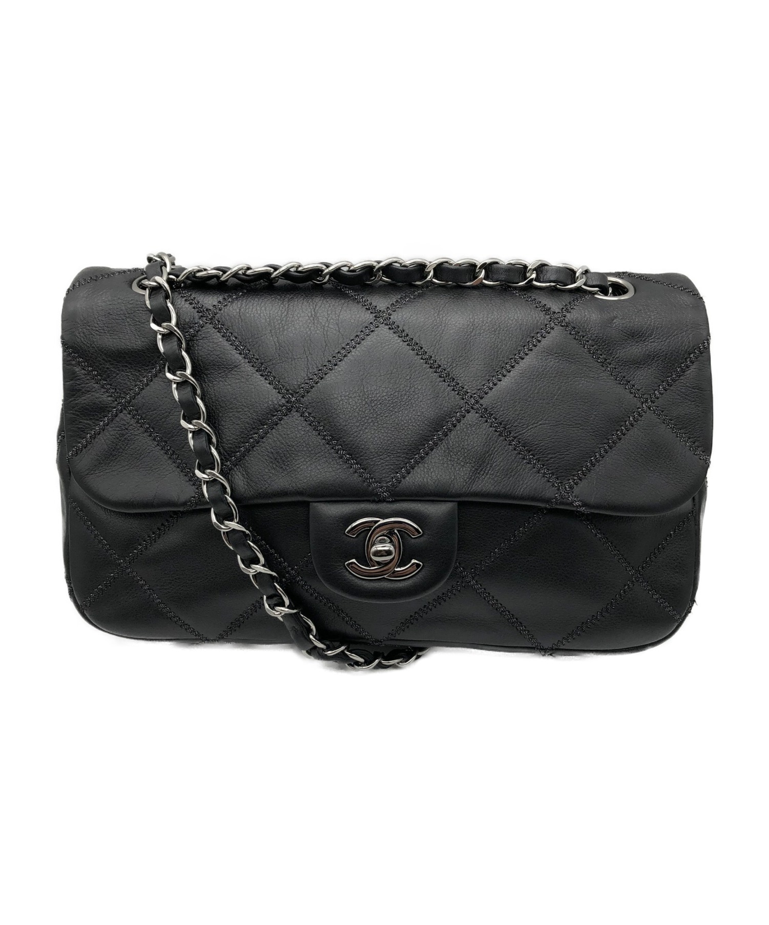 中古・古着通販】CHANEL (シャネル) チェーンショルダーバッグ ブラック サイズ:25 ウルトラステッチ 15128918｜ブランド・古着通販  トレファク公式【TREFAC FASHION】スマホサイト