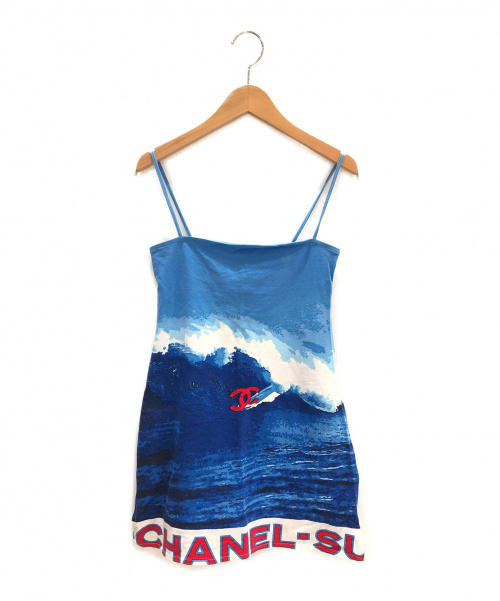 中古・古着通販】CHANEL (シャネル) surf line cc logo sleeveless O