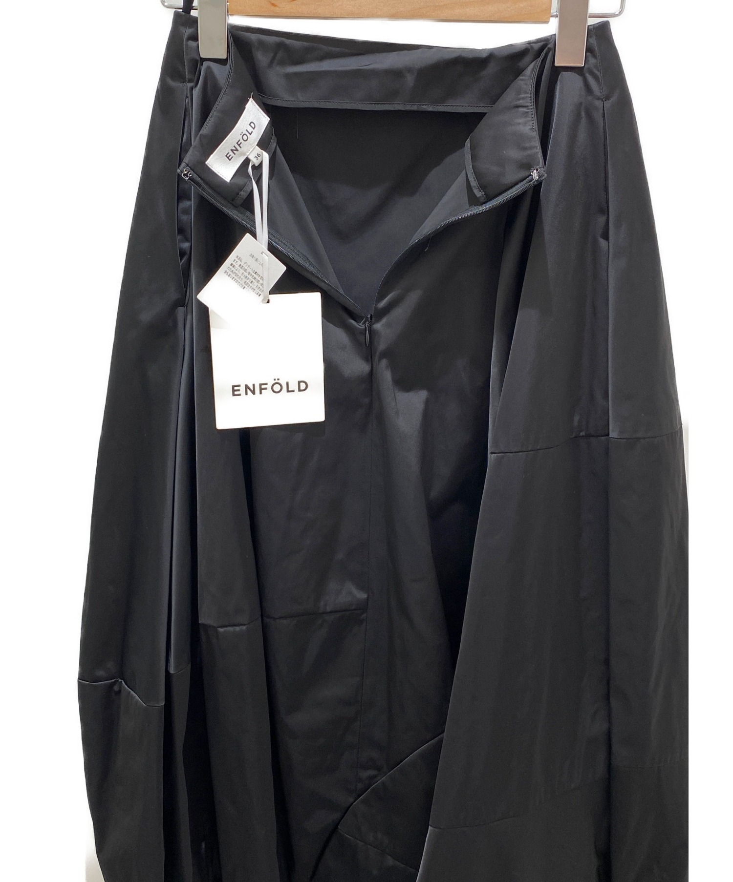 ENFOLD (エンフォルド) バルーンスカート ブラック サイズ:36 未使用品