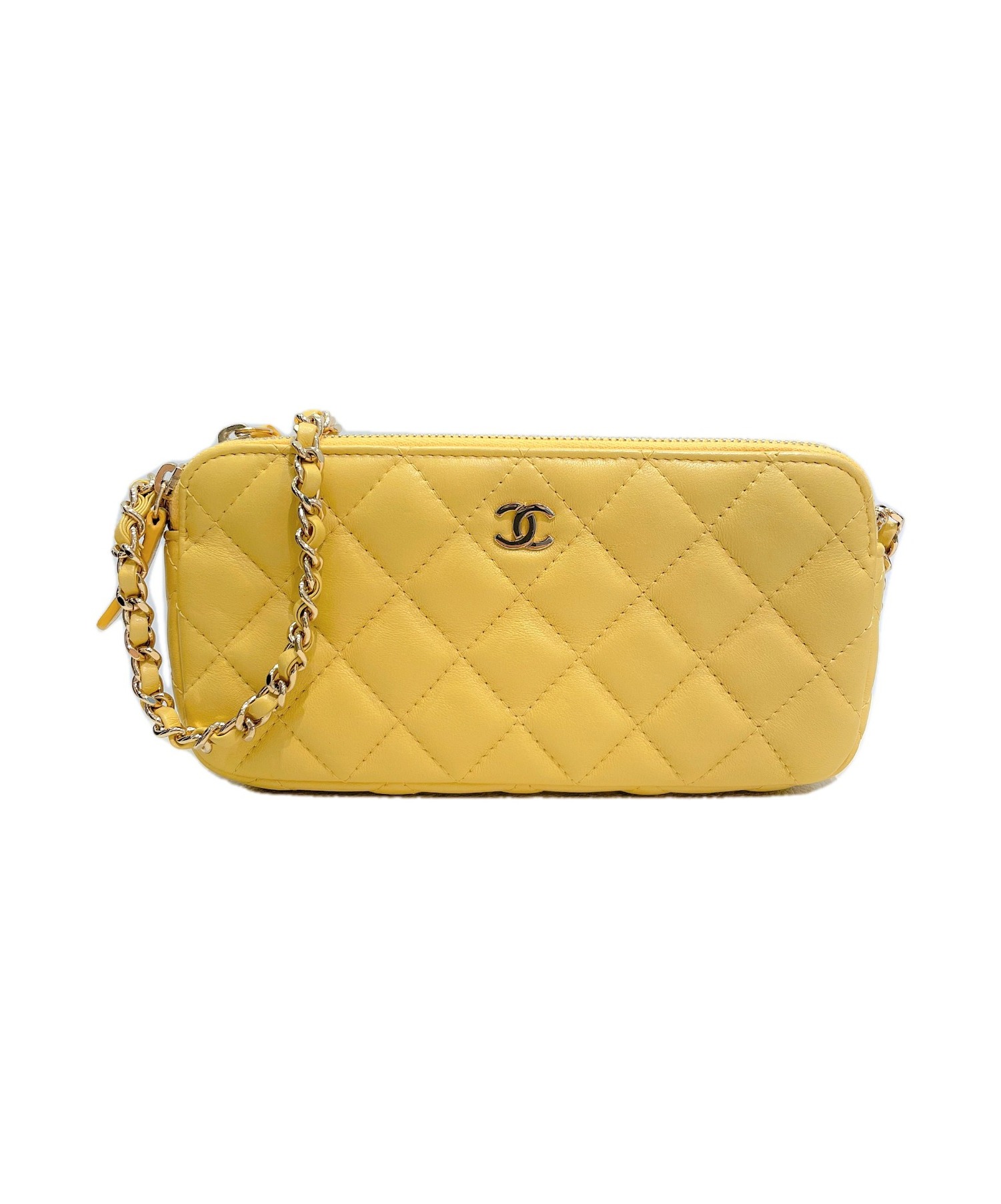 中古・古着通販】CHANEL (シャネル) ウォレットチェーンバッグ