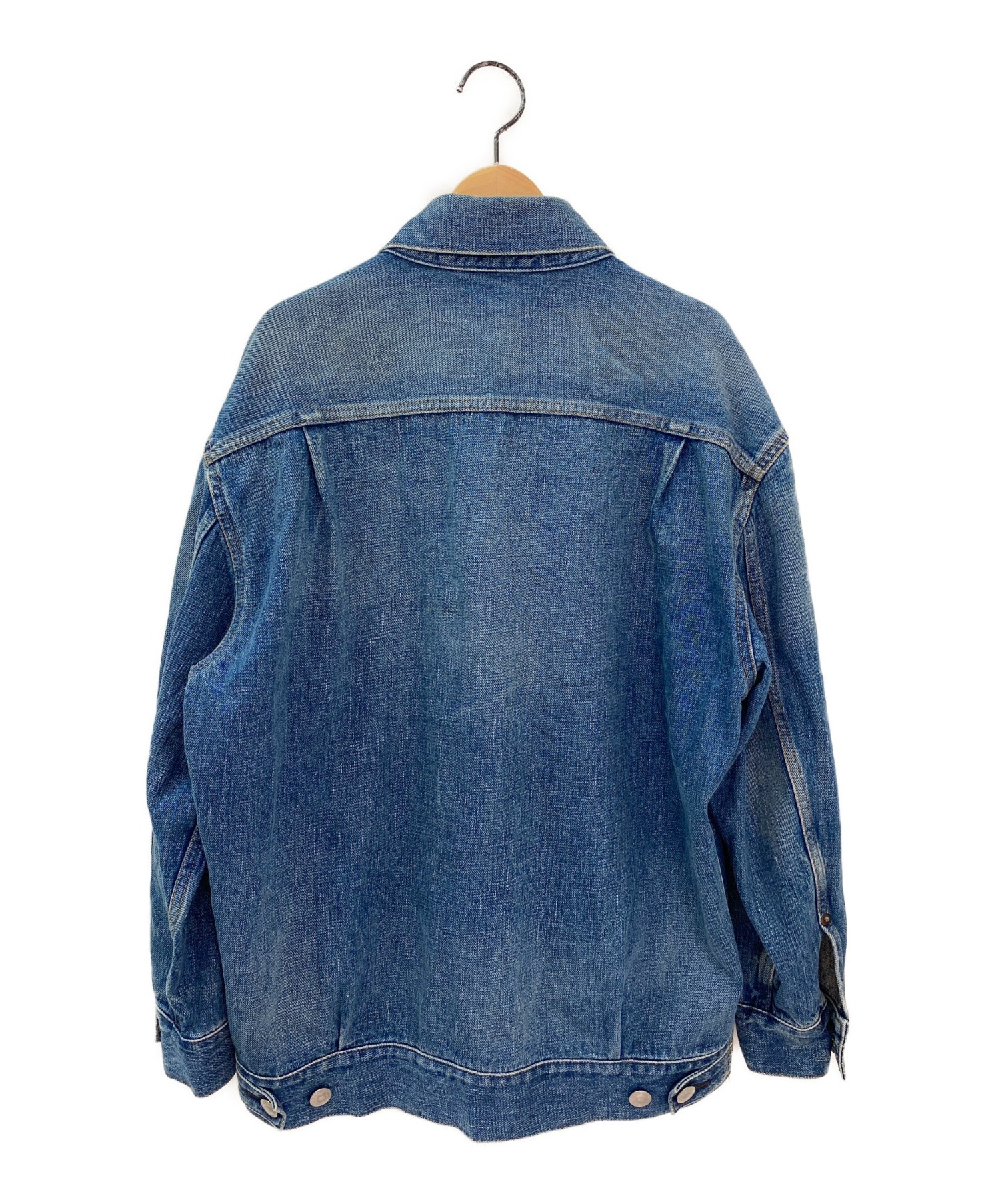 中古・古着通販】HYKE (ハイク) Denim jacket BIG FIT ブルー サイズ:1