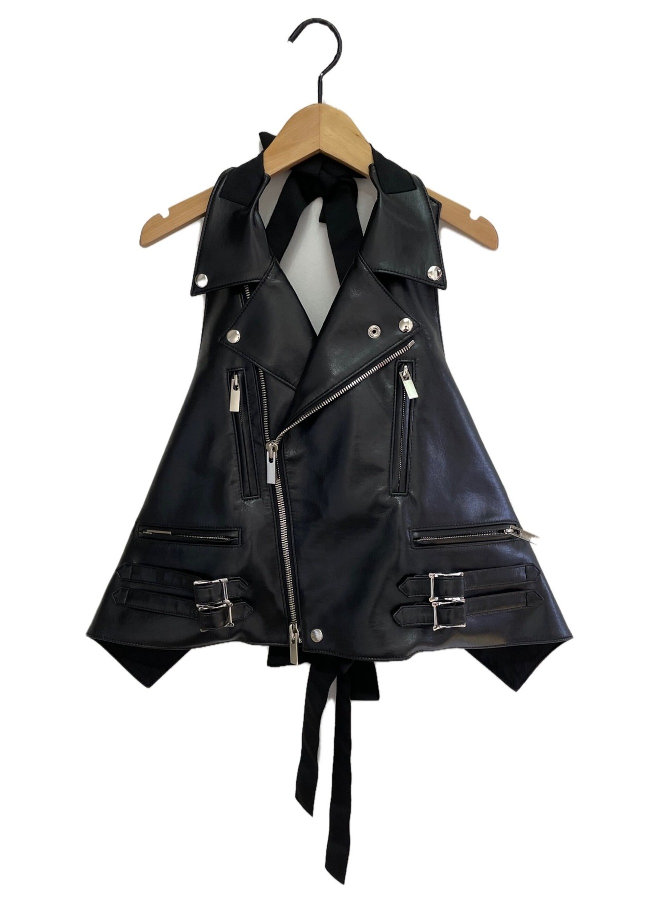 noir kei ninomiya (ノワール ケイ ニノミヤ) デザインライダースジャケット AD2020 ブラック サイズ:XS