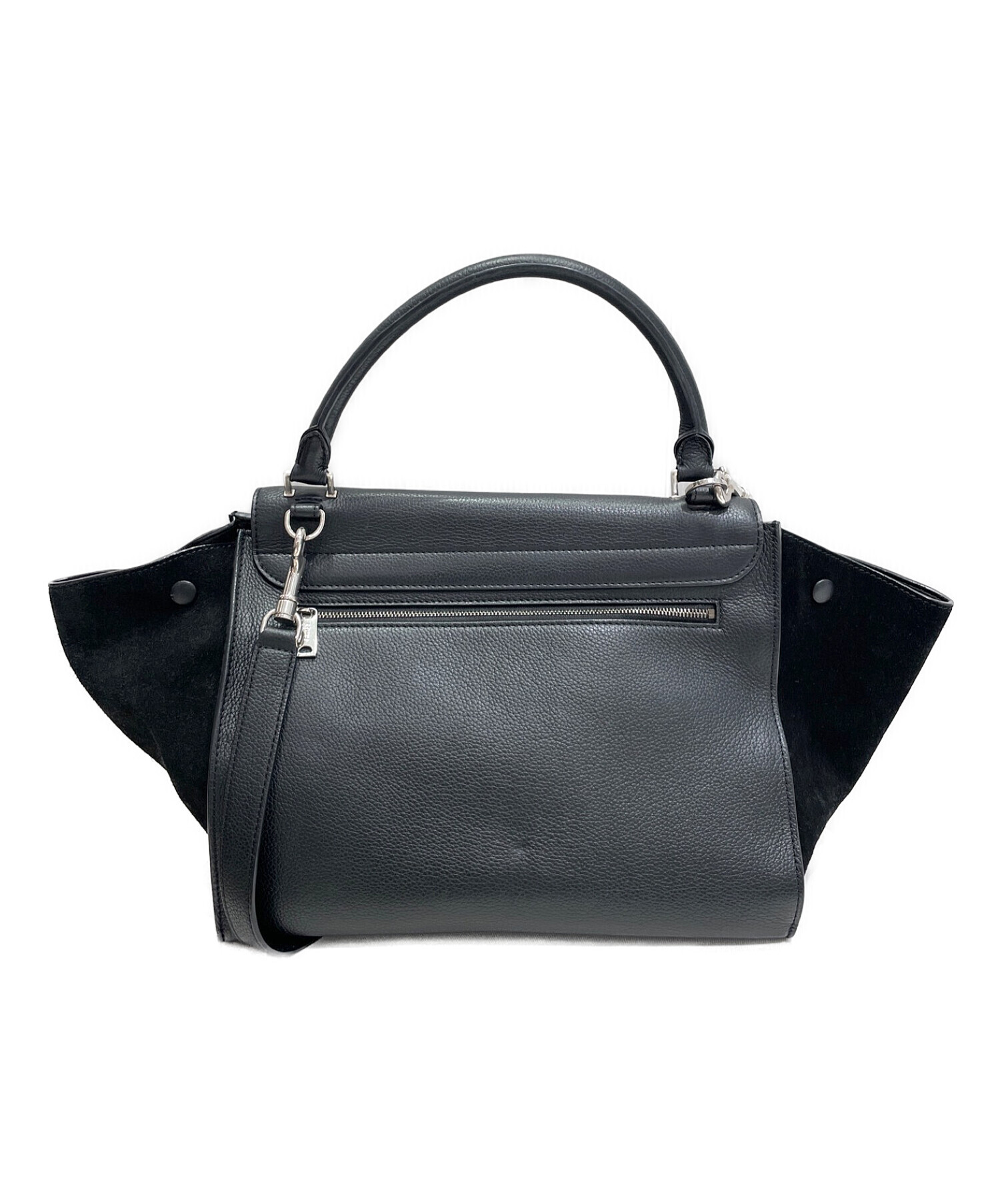 中古・古着通販】CELINE (セリーヌ) トラペーズミディアム ブラック サイズ:M｜ブランド・古着通販 トレファク公式【TREFAC  FASHION】スマホサイト