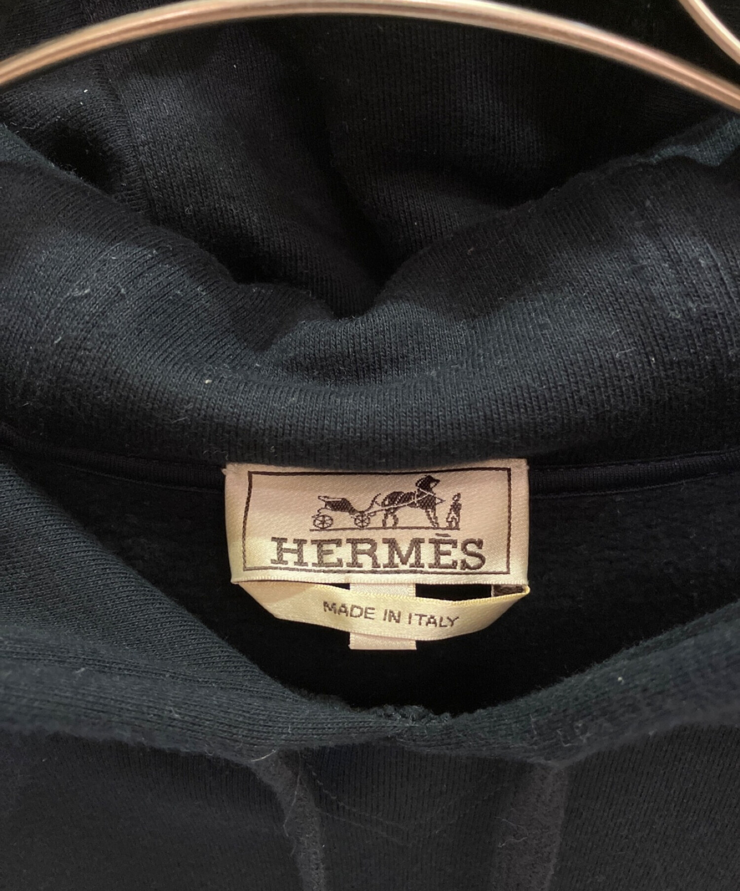 HERMES (エルメス) Sport capsule hooded sweater ネイビー サイズ:L