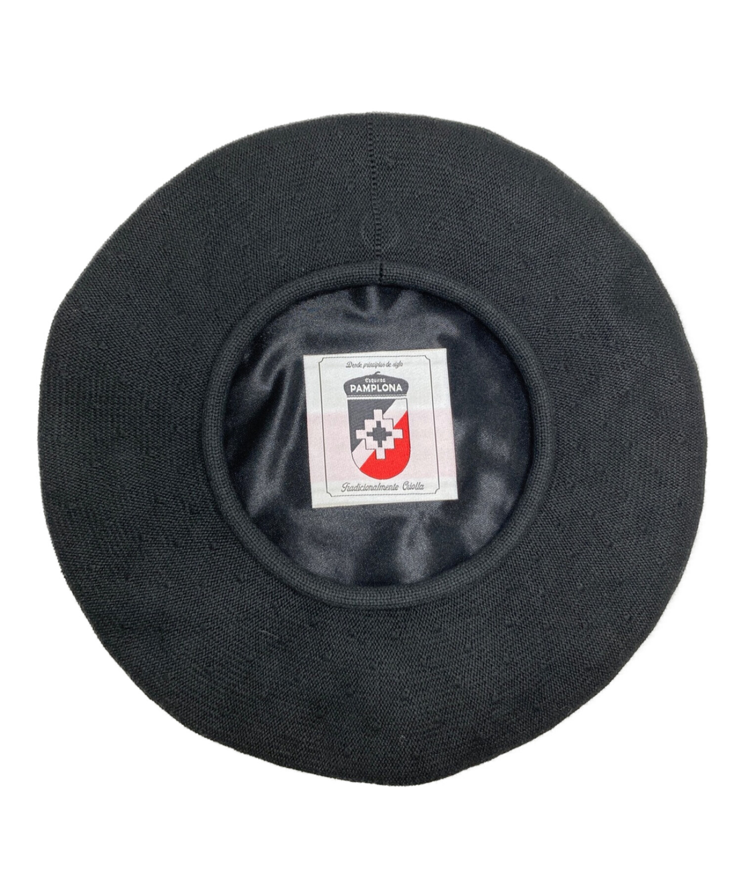 PAMPLONA (パンプローナ) ベレー帽 ブラック