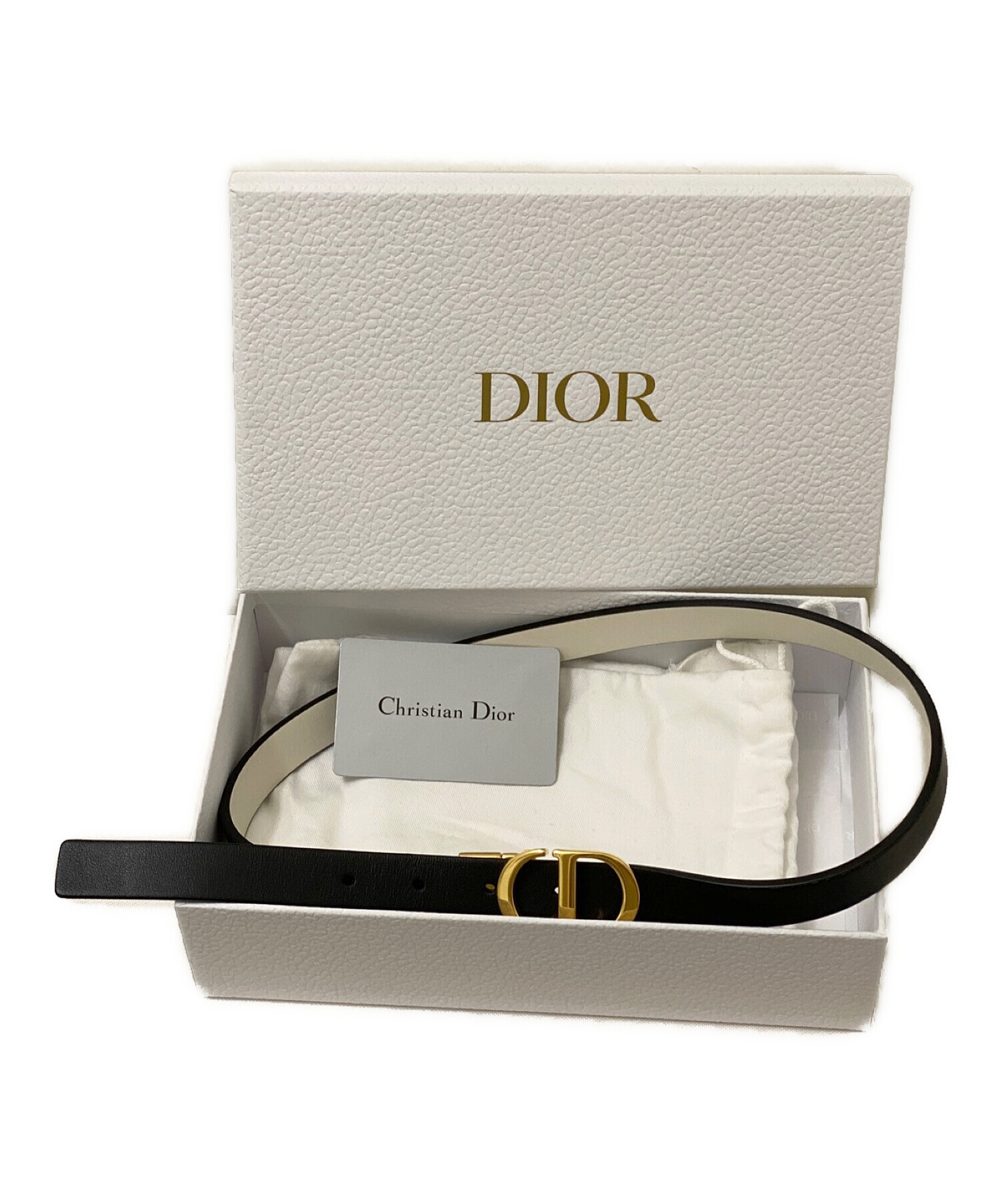 中古・古着通販】Dior (ディオール) 30 MONTAIGNEリバーシブルベルト