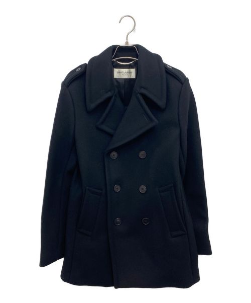 中古・古着通販】Saint Laurent Paris (サンローランパリ) CLASSIC CABIN TUBE COAT ブラック  サイズ:50｜ブランド・古着通販 トレファク公式【TREFAC FASHION】スマホサイト