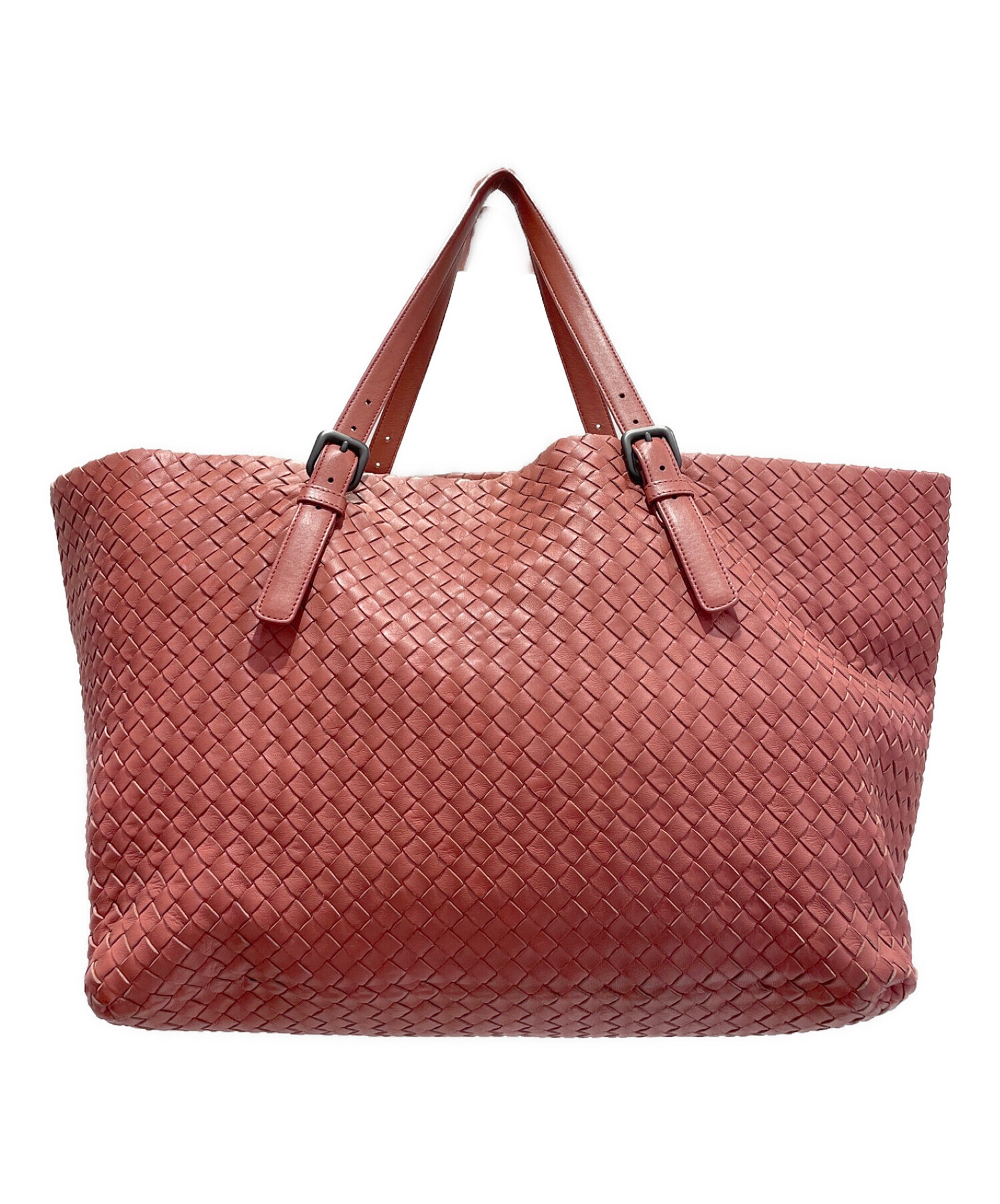 BOTTEGA VENETA (ボッテガベネタ) イントレチャートトートバッグ ブラウン