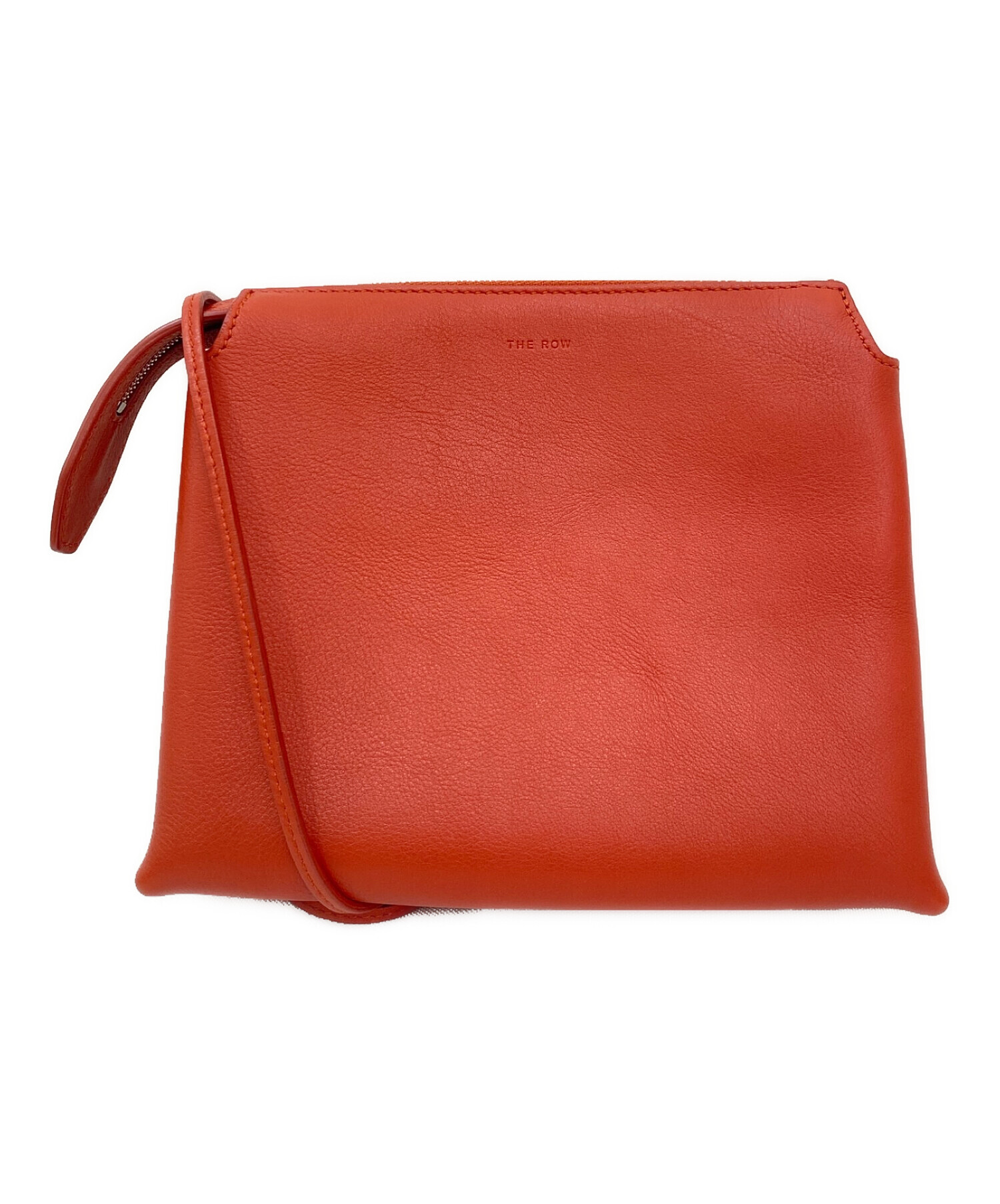 THE ROW (ザ ロウ) Nu Mini Twin Smooth Crossbody Bag PERSIMMON(オレンジレッド)