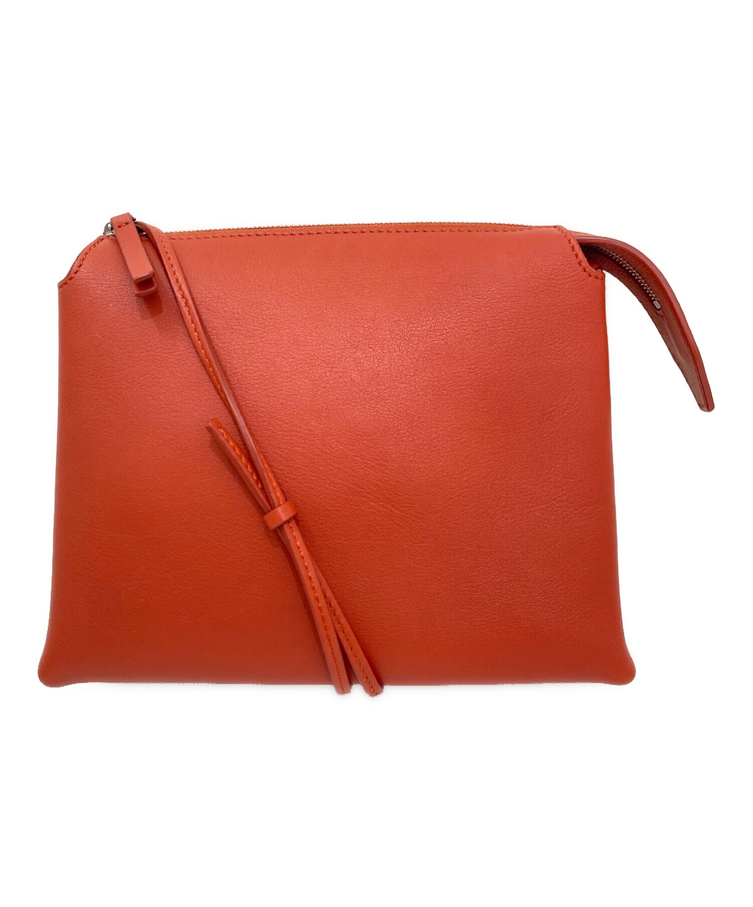 THE ROW (ザ ロウ) Nu Mini Twin Smooth Crossbody Bag PERSIMMON(オレンジレッド)