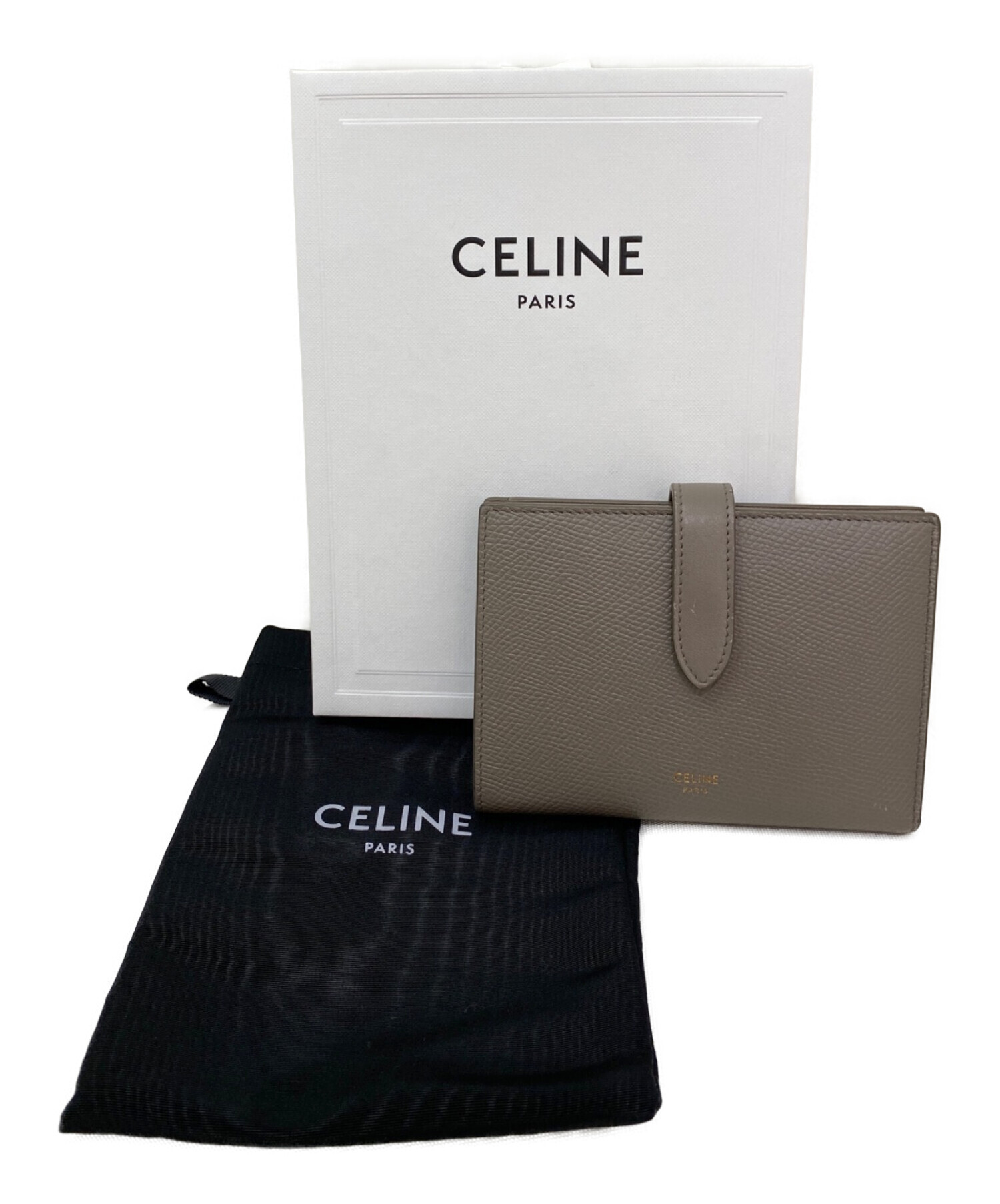 中古・古着通販】CELINE (セリーヌ) ミディアムストラップウォレット