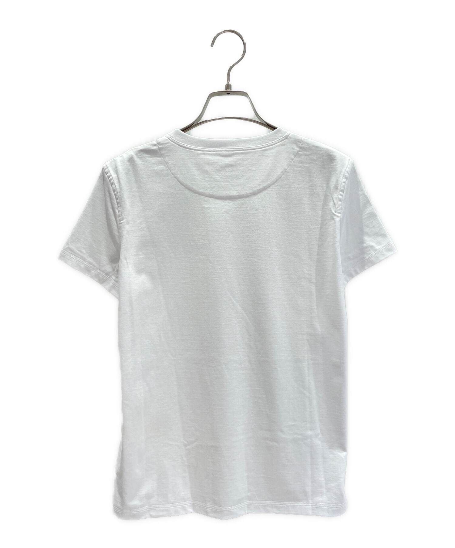 HERMES (エルメス) H刺繍入りポケット半袖Ｔシャツ ホワイト サイズ:38