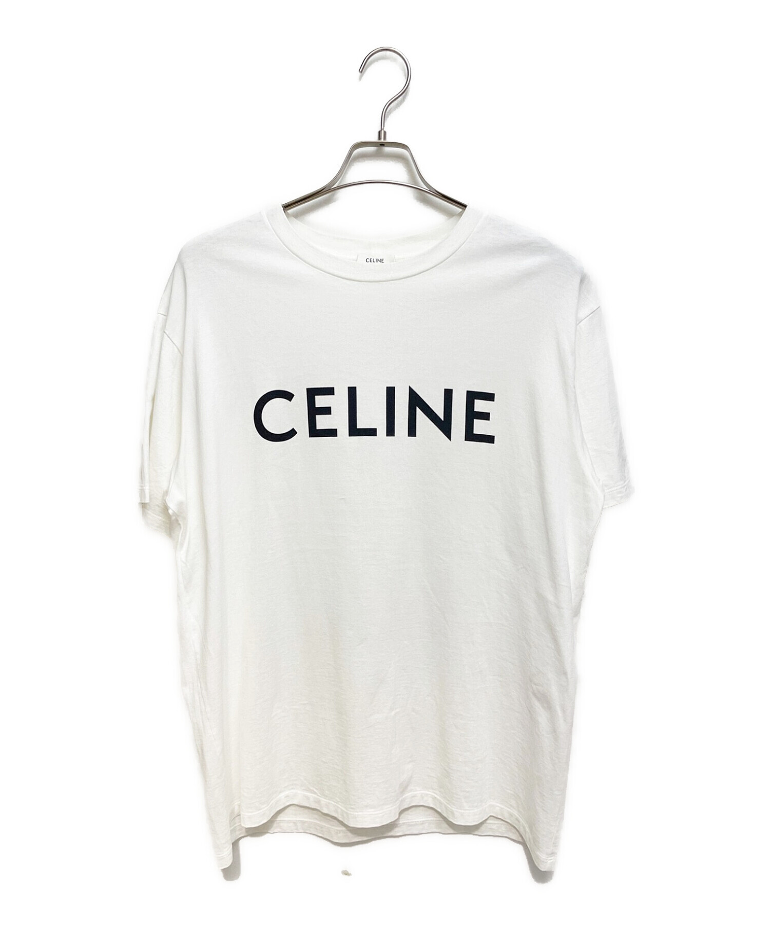 中古・古着通販】CELINE (セリーヌ) ルーズ Tシャツ ホワイト サイズ:S