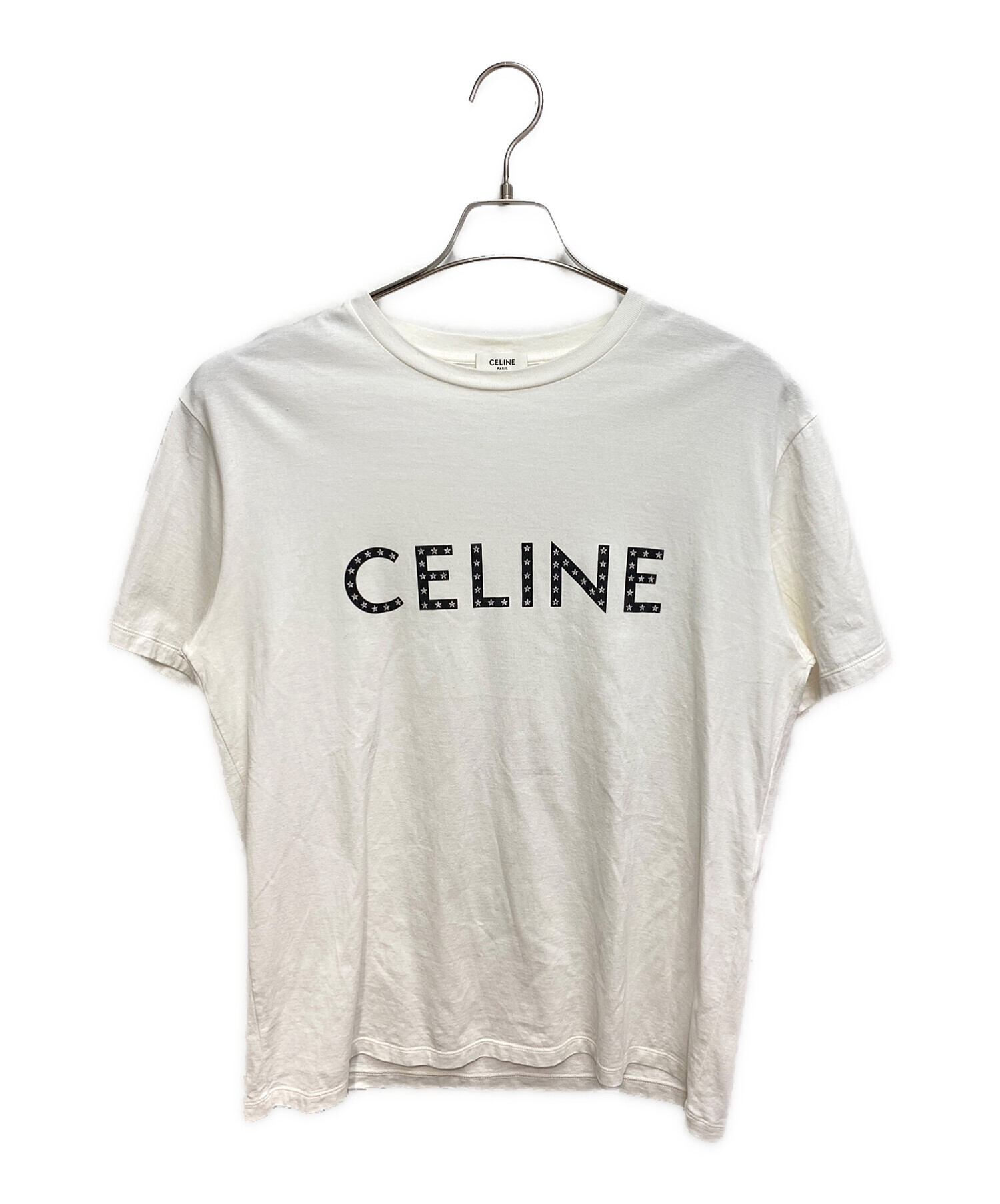 中古・古着通販】CELINE (セリーヌ) ラインストーン ルーズTシャツ