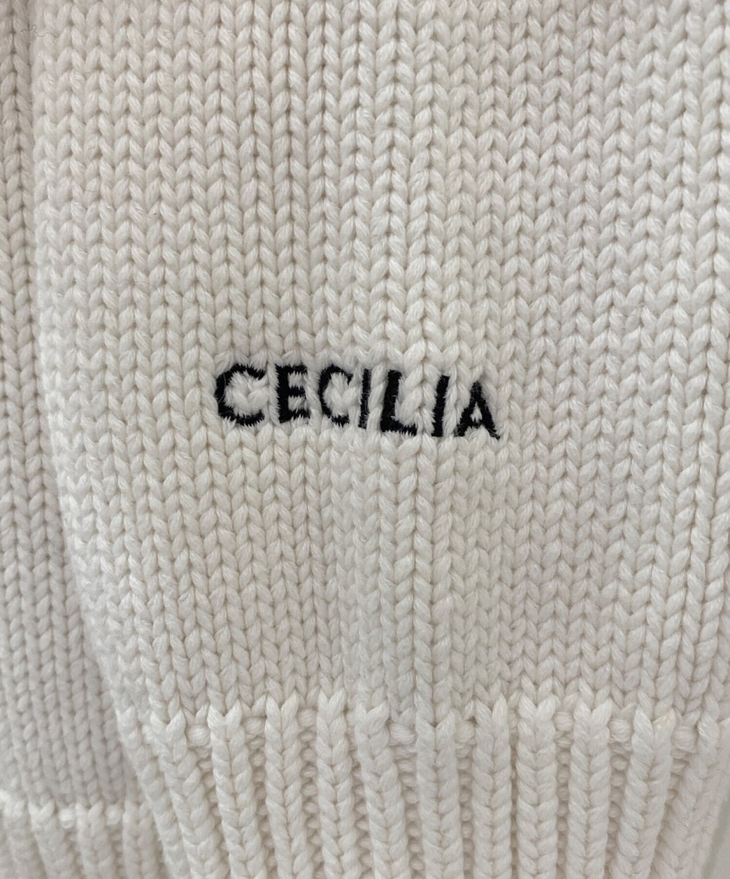 中古・古着通販】St.cecilia (セントセシリア) コットンパフスリーブ