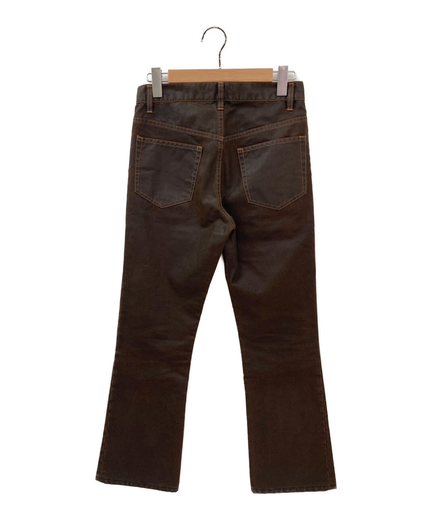 中古・古着通販】TANAKA (タナカ) THE BOOTS JEAN TROUSERS ブラウン