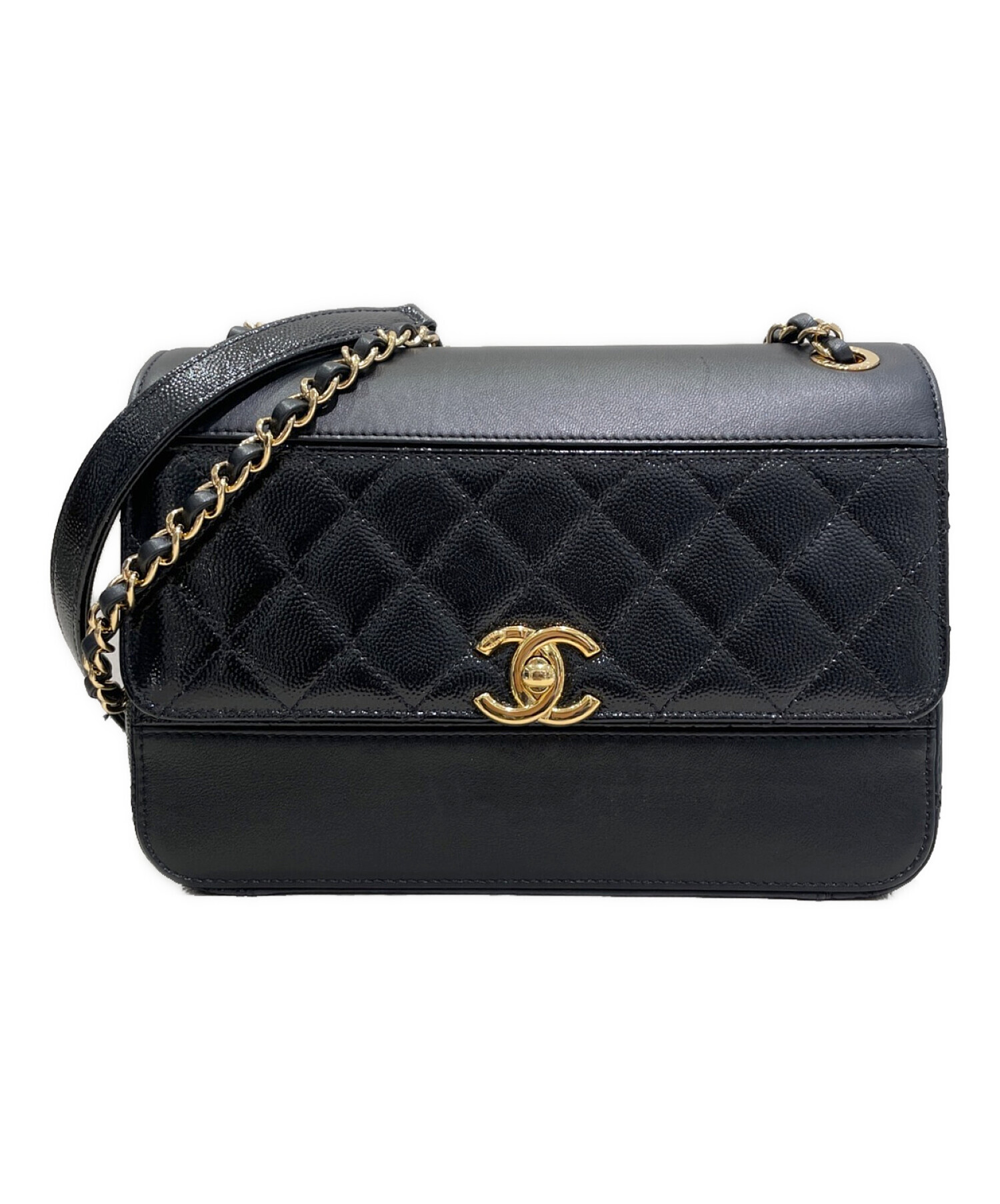 中古・古着通販】CHANEL (シャネル) マトラッセ23 ブラック サイズ:23