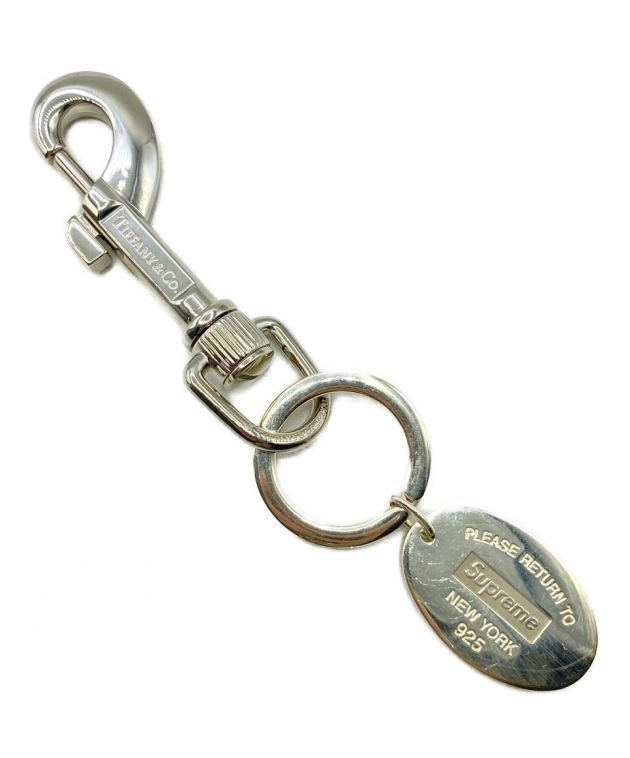 中古・古着通販】TIFFANY & Co. (ティファニー) SUPREME (シュプリーム) Return to Tiffany Oval Tag  Keyring サイズ:-｜ブランド・古着通販 トレファク公式【TREFAC FASHION】スマホサイト