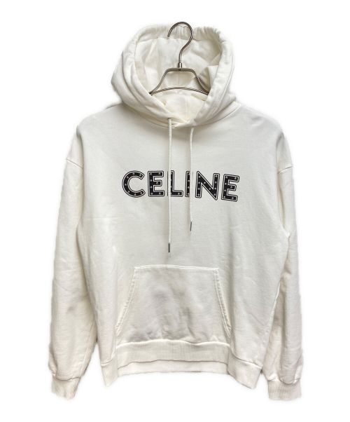 【中古・古着通販】CELINE (セリーヌ) ルーズスウェットパーカー ホワイト サイズ:S｜ブランド・古着通販 トレファク公式【TREFAC  FASHION】スマホサイト