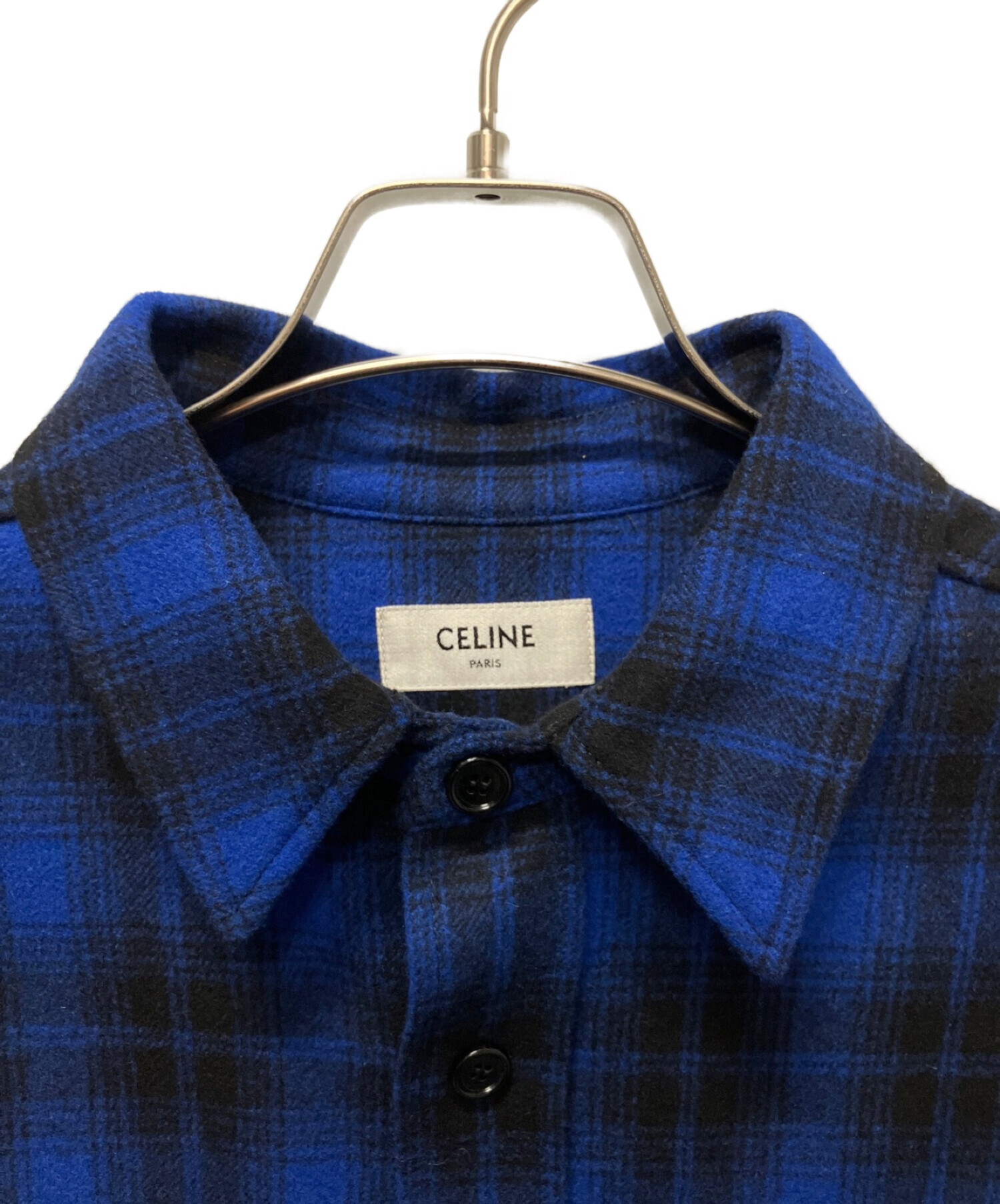 中古・古着通販】CELINE (セリーヌ) ルーズシャツ ブルー サイズ:37｜ブランド・古着通販 トレファク公式【TREFAC  FASHION】スマホサイト