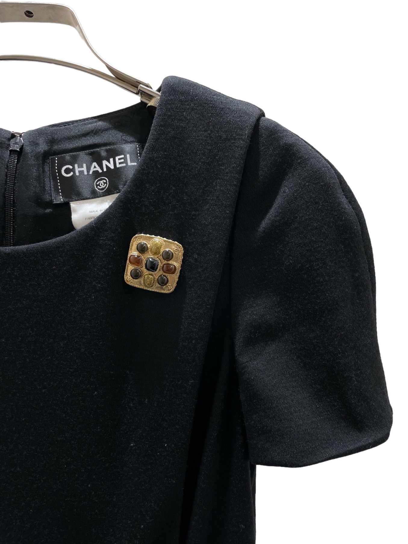 中古・古着通販】CHANEL (シャネル) ワンピース ブラック サイズ:36 ...