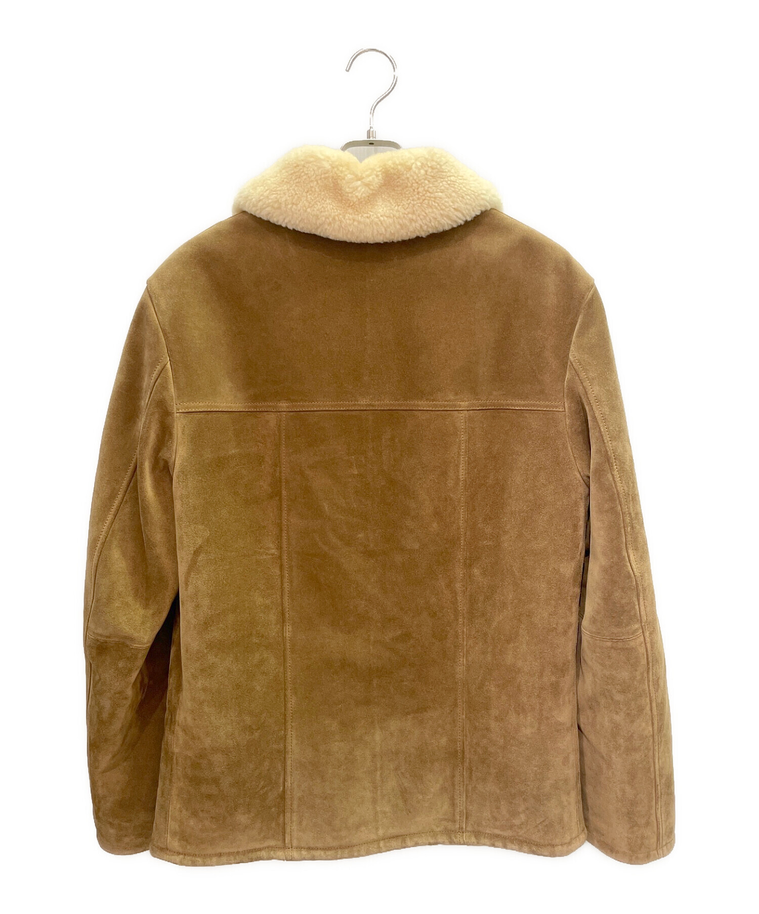 中古・古着通販】CELINE (セリーヌ) LOOSE COAT WITH SHEARLING INNER LINING IN SPLIT  CALFSKIN キャメル サイズ:46｜ブランド・古着通販 トレファク公式【TREFAC FASHION】スマホサイト