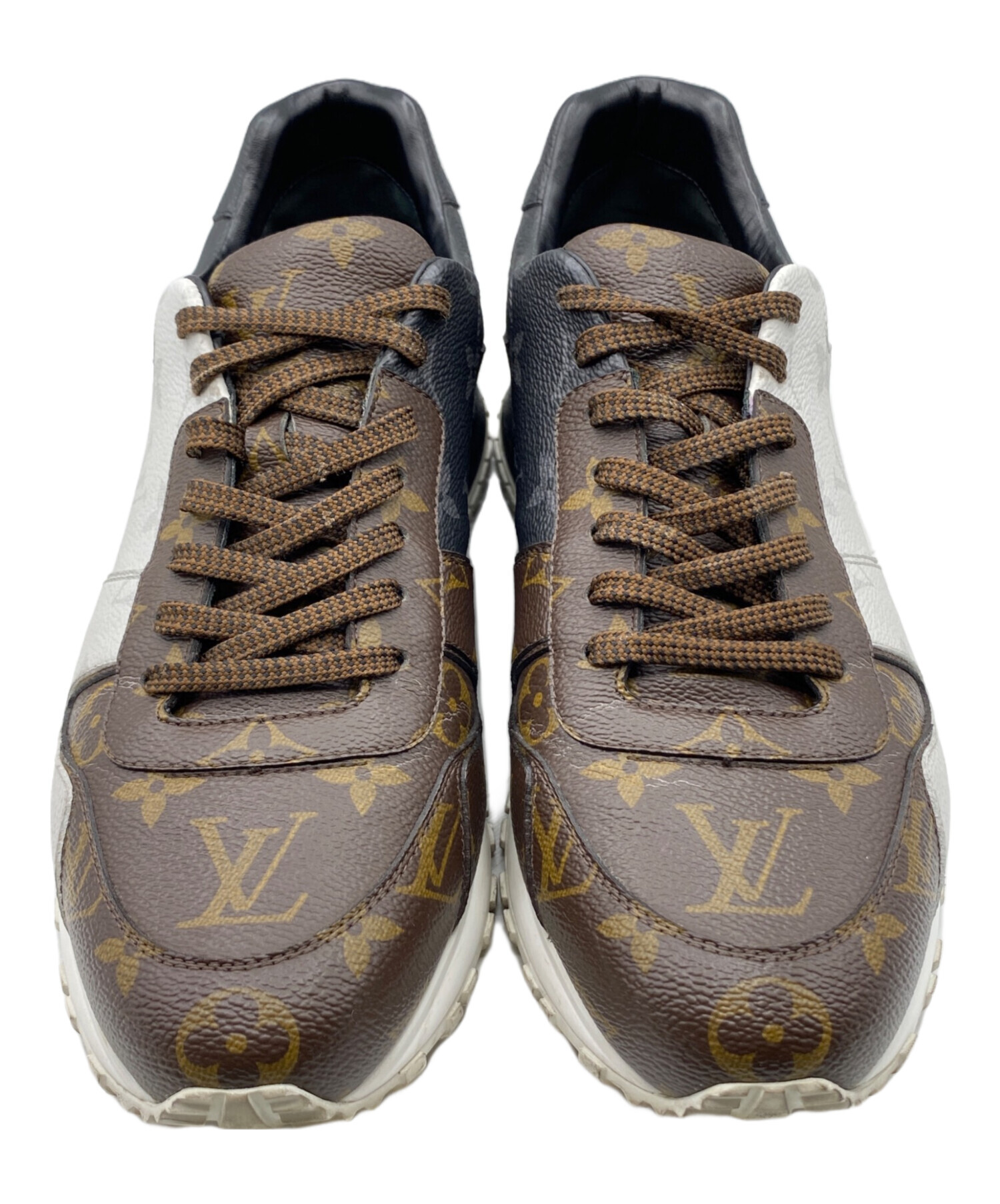 中古・古着通販】LOUIS VUITTON (ルイ ヴィトン) ランアウェイ・ライン スニーカー ブラウン×ブラック サイズ:7｜ブランド・古着通販  トレファク公式【TREFAC FASHION】スマホサイト