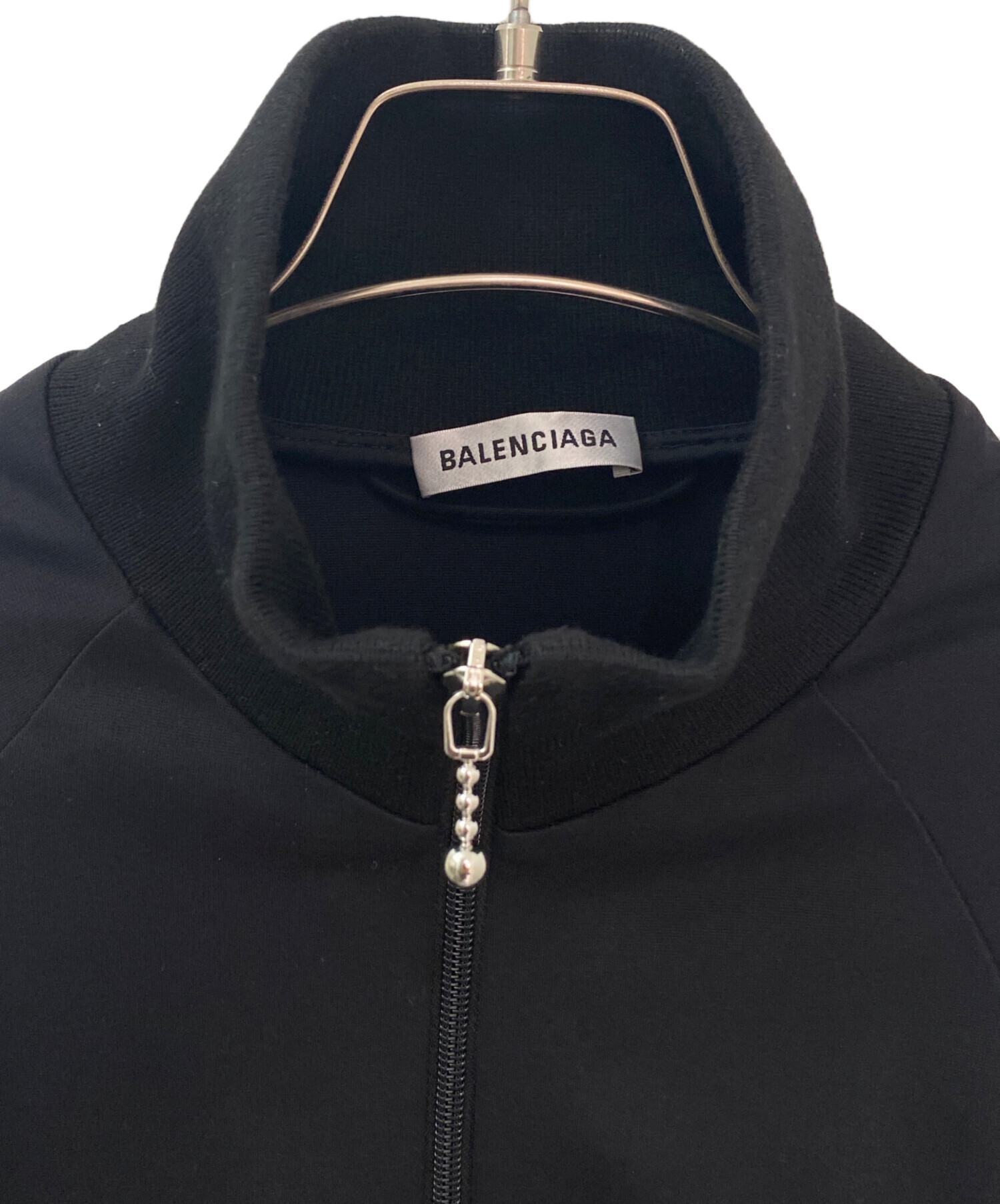 中古・古着通販】BALENCIAGA (バレンシアガ) フロントロゴトラックジャケット ブラック サイズ:40｜ブランド・古着通販  トレファク公式【TREFAC FASHION】スマホサイト