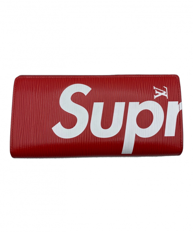 中古・古着通販】SUPREME × LOUIS VUITTON (シュプリーム × ルイ ヴィトン) 長財布 レッド サイズ:-｜ブランド・古着通販  トレファク公式【TREFAC FASHION】スマホサイト