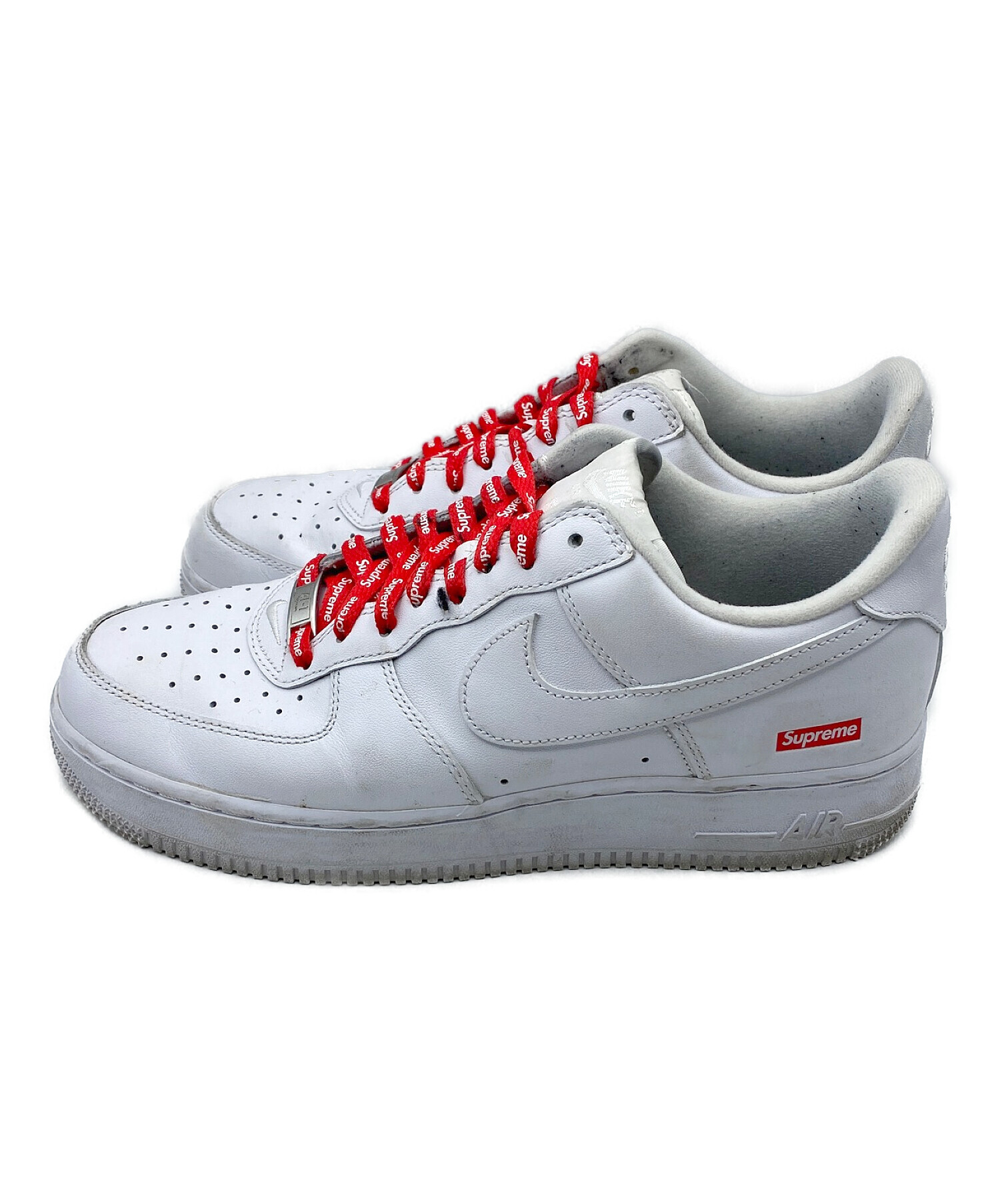 SUPREME×NIKE (シュプリーム×ナイキ) AIR FORCE 1 LOW/SUPREME ホワイト サイズ:27.5cm (US9.5)