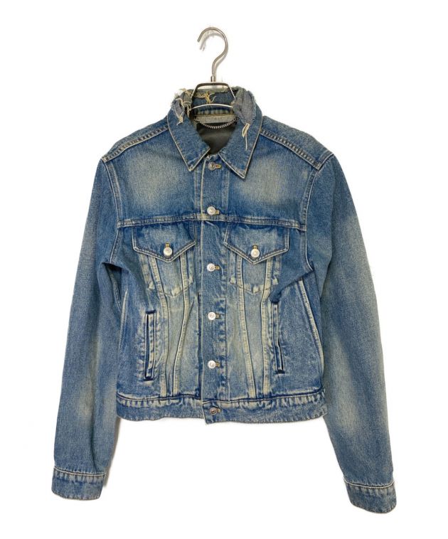 中古・古着通販】BALENCIAGA (バレンシアガ) 17AW Campaign Logo Denim Jacket スカイブルー サイズ:44｜ブランド・古着通販  トレファク公式【TREFAC FASHION】スマホサイト