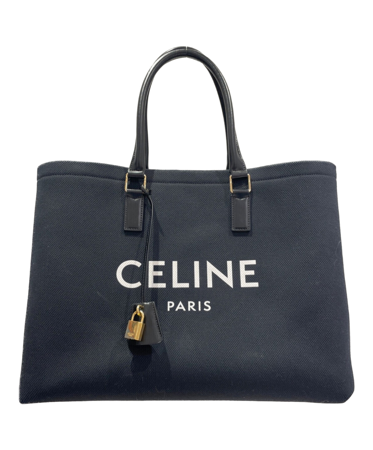 中古・古着通販】CELINE (セリーヌ) ホリゾンタルキャンバスバッグ ブラック サイズ:-｜ブランド・古着通販 トレファク公式【TREFAC  FASHION】スマホサイト