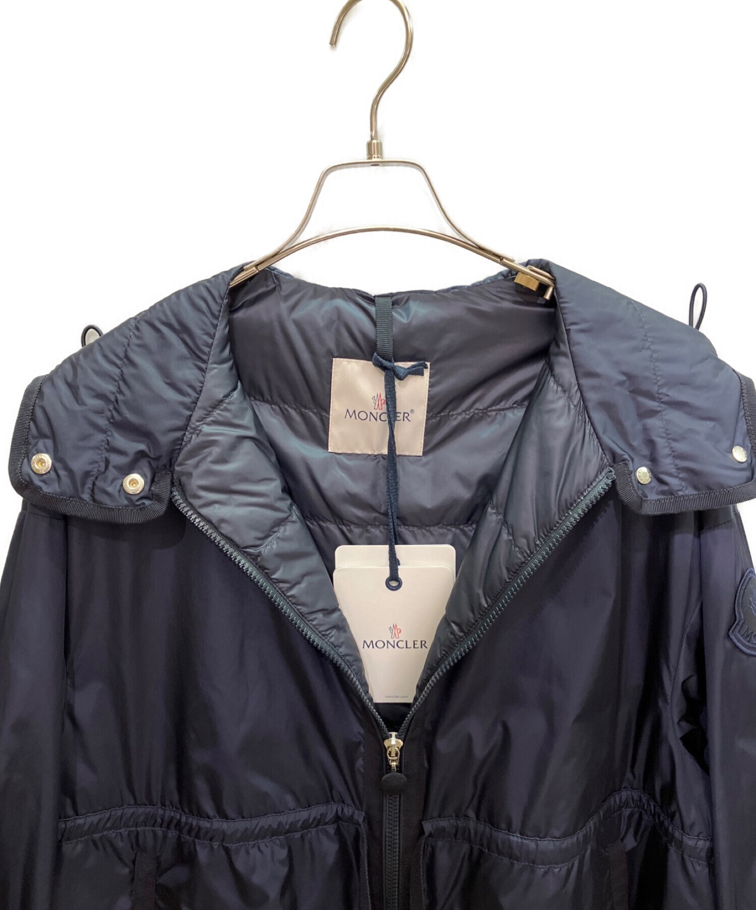MONCLER (モンクレール) Meretz Short Drawstring Jacket ネイビー サイズ:1