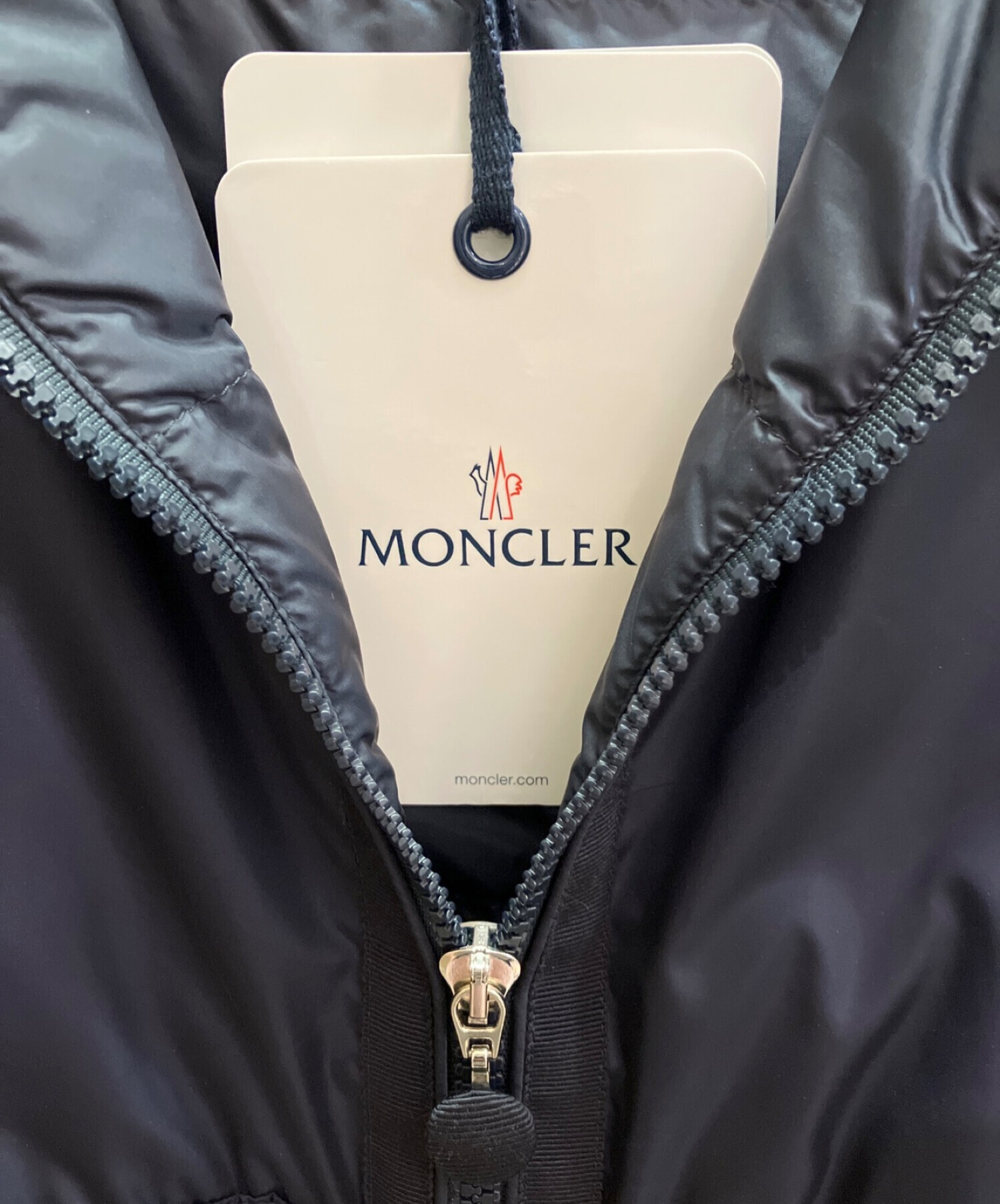 MONCLER (モンクレール) Meretz Short Drawstring Jacket ネイビー サイズ:1