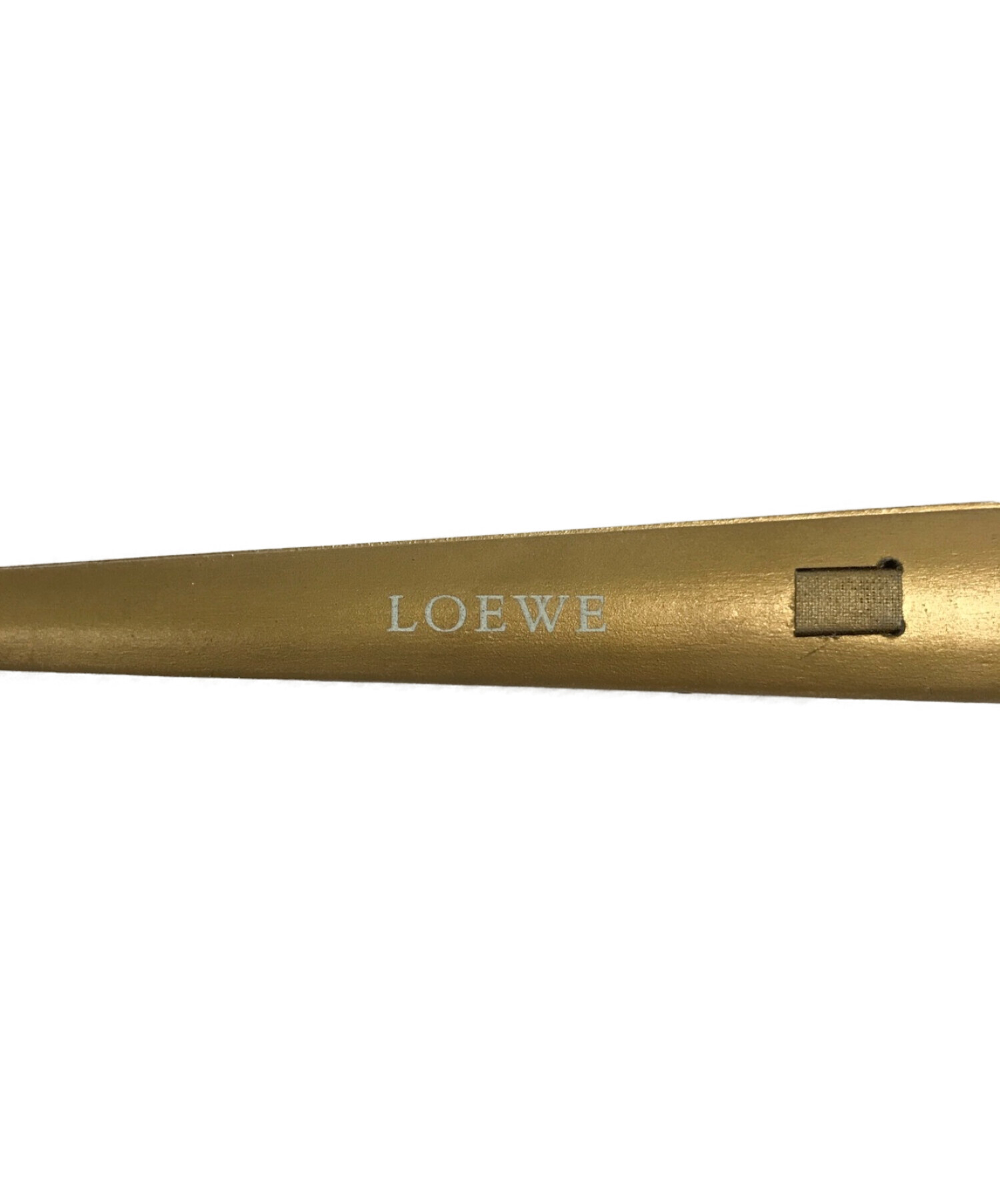 中古・古着通販】LOEWE (ロエベ) アナグラム柄扇子 ゴールド サイズ