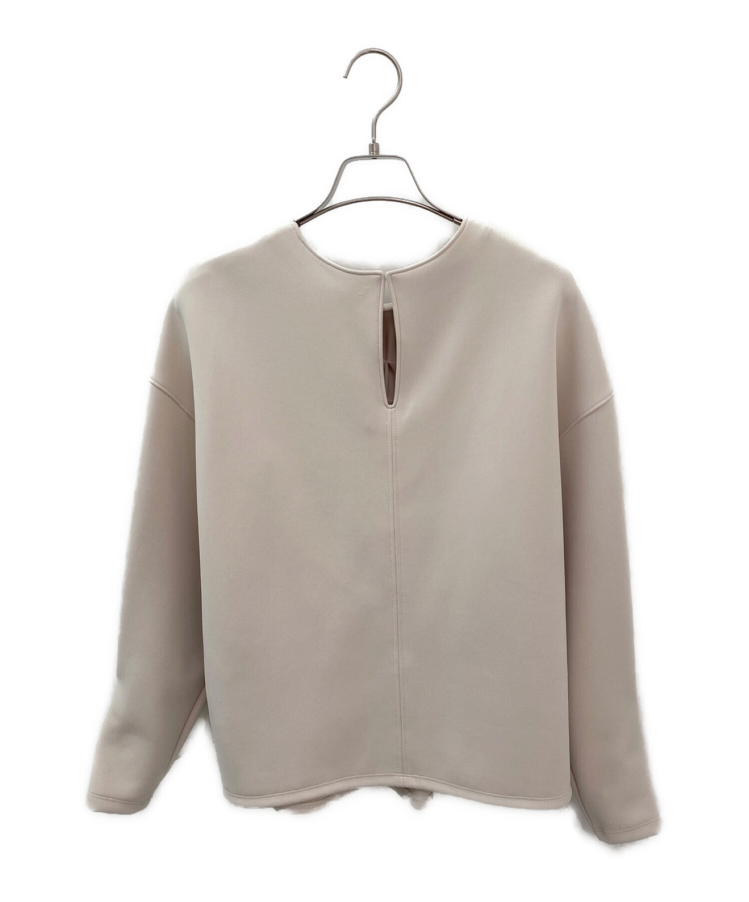 Create Clair (クリエイト クレイル) Cardboard smocking short pullover オフホワイト サイズ:F