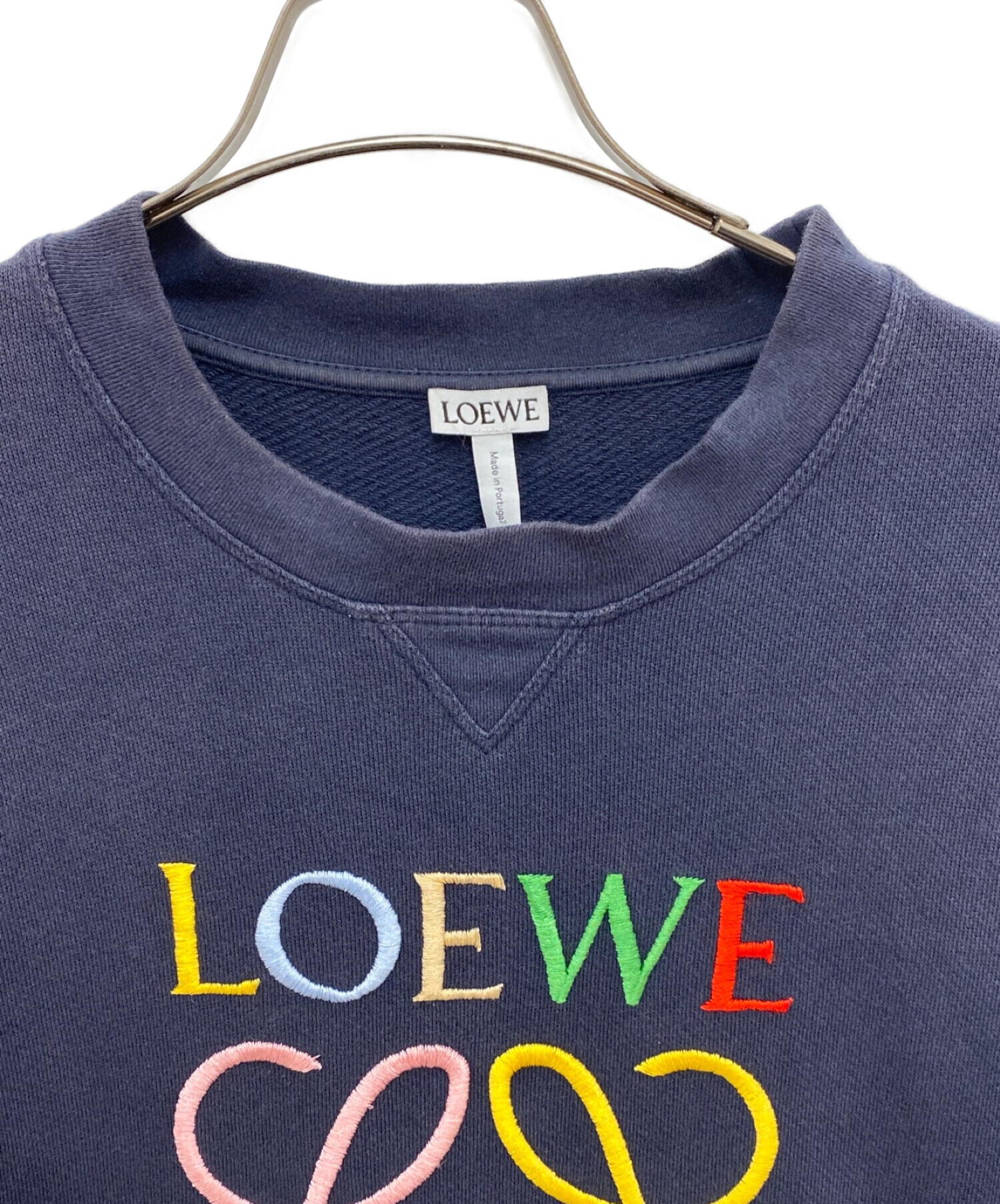 中古・古着通販】LOEWE (ロエベ) アナグラムロゴスウェット ネイビー