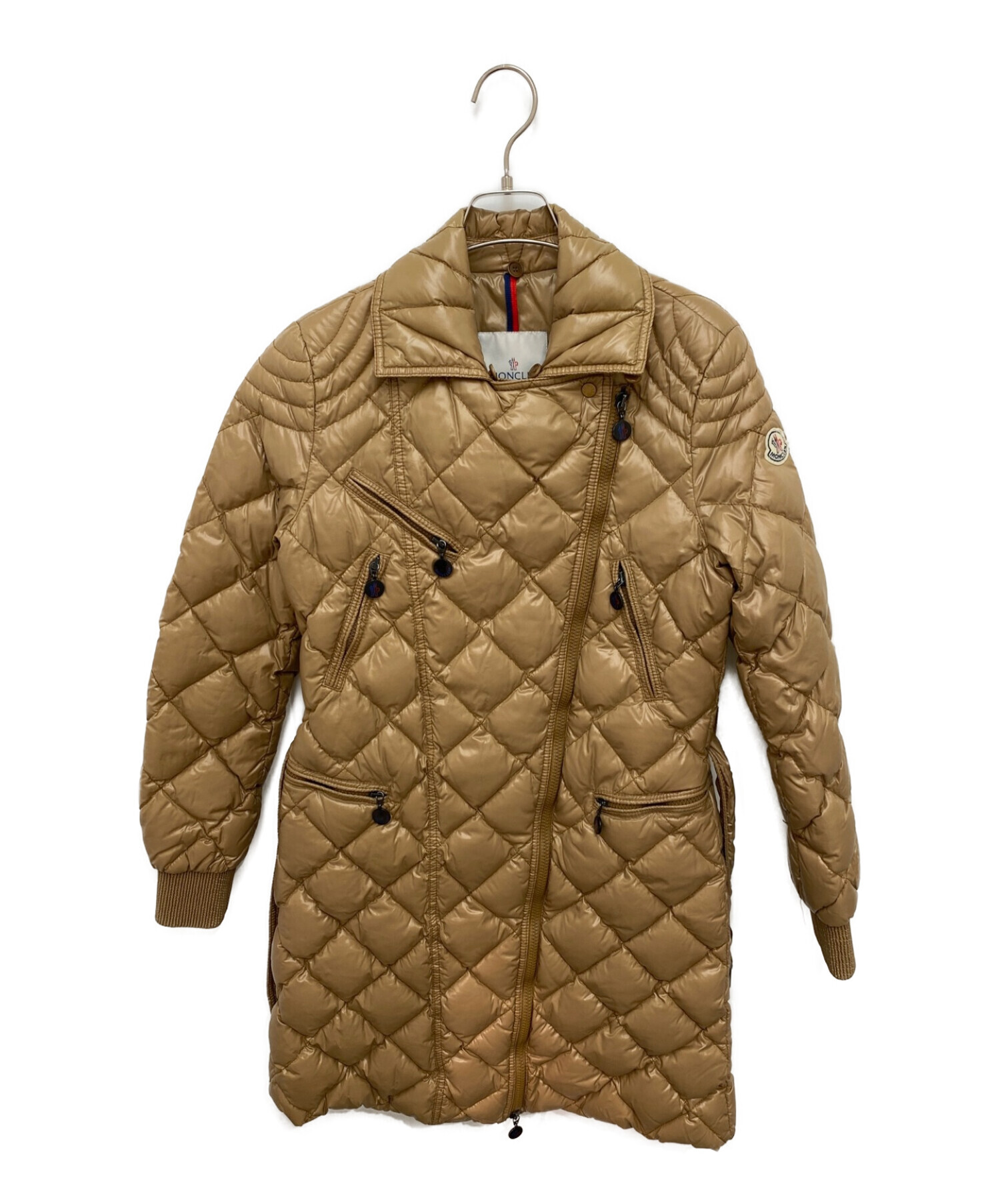 MONCLER (モンクレール) MILBROOK(ミルブルック)/ハーフダウンコート ベージュ サイズ:1